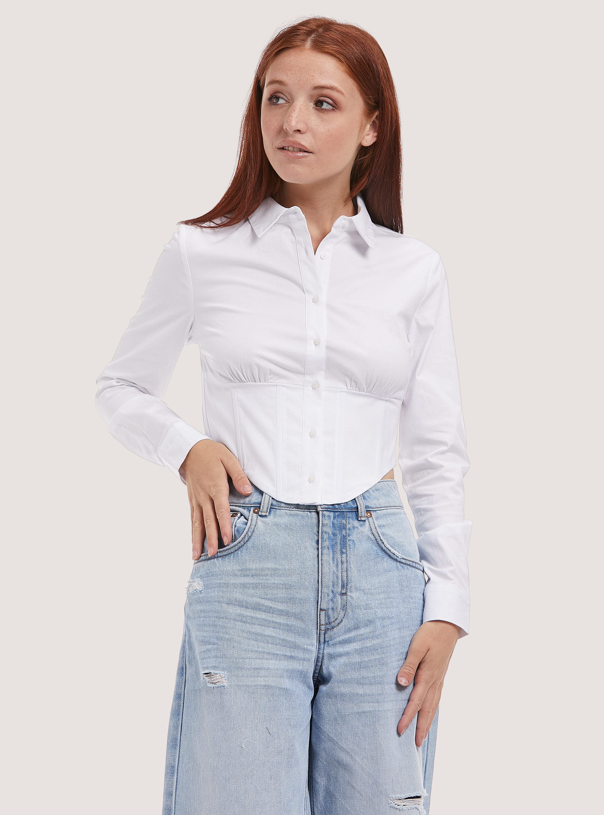 Bustier shirts sales