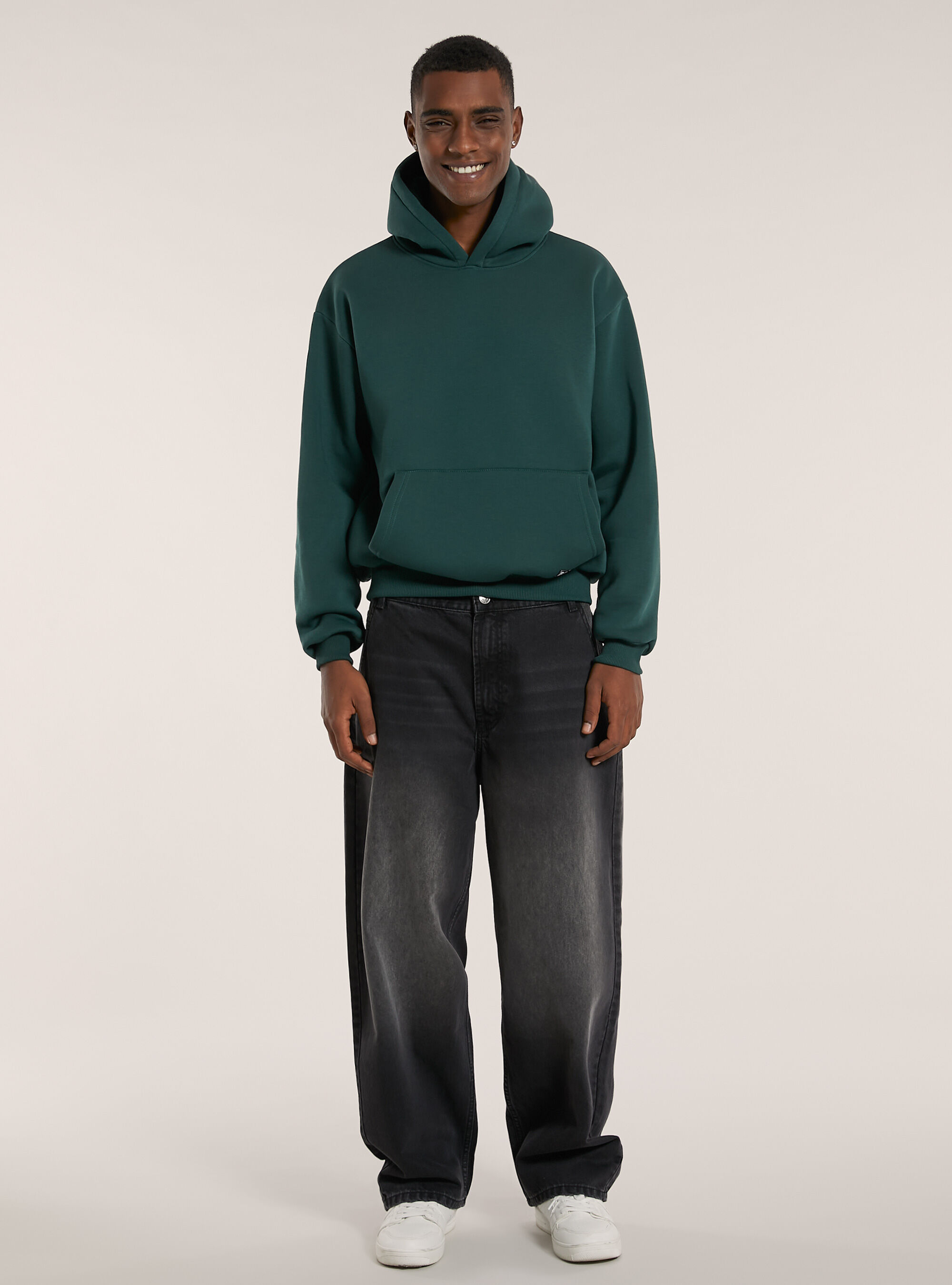 Felpa con cappuccio boxy fit Genderless Alcott Felpe Uomo