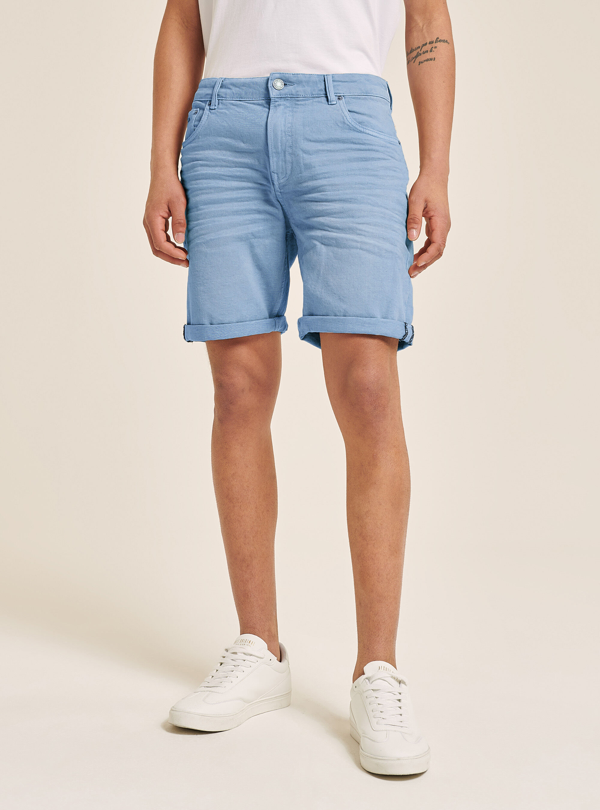 Cotton twill stretch Bermuda shorts | Alcott | Bermuda Uomo