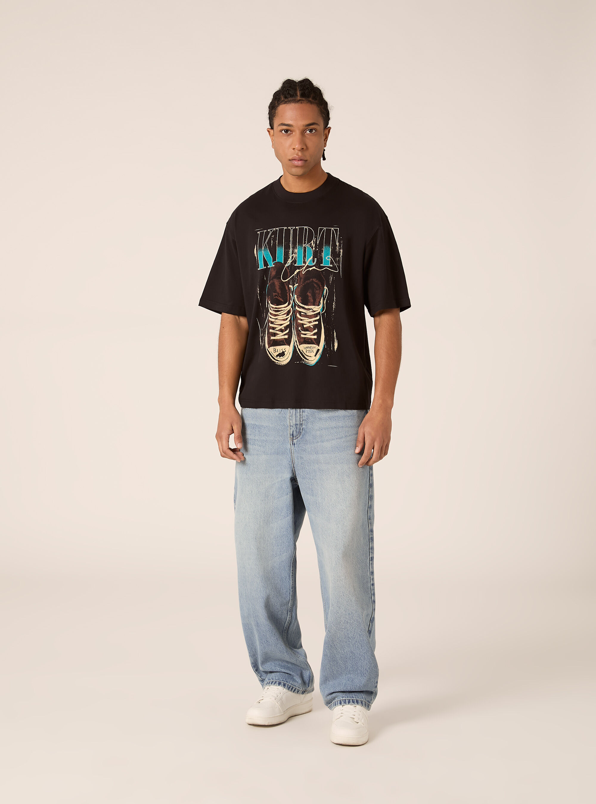 Licenza nirvana t-shirt boxy