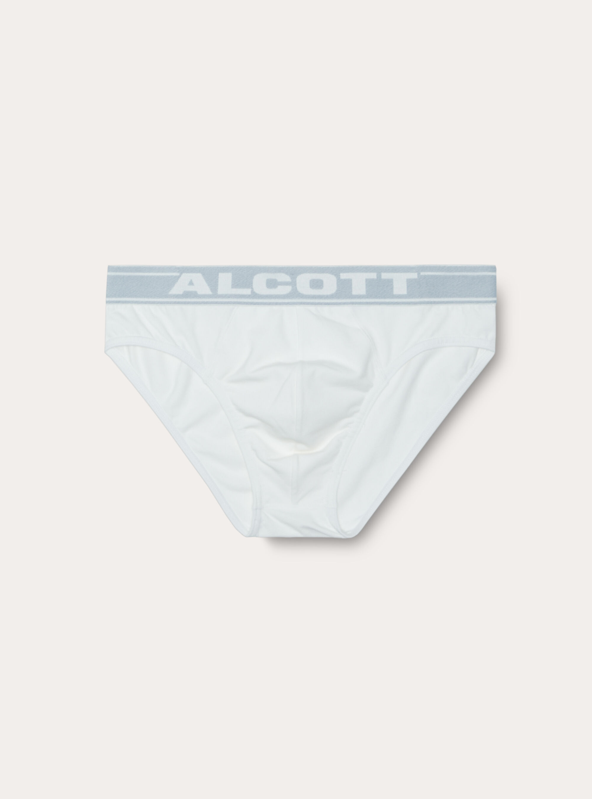 Briefs with jacquard logo elastic waistband