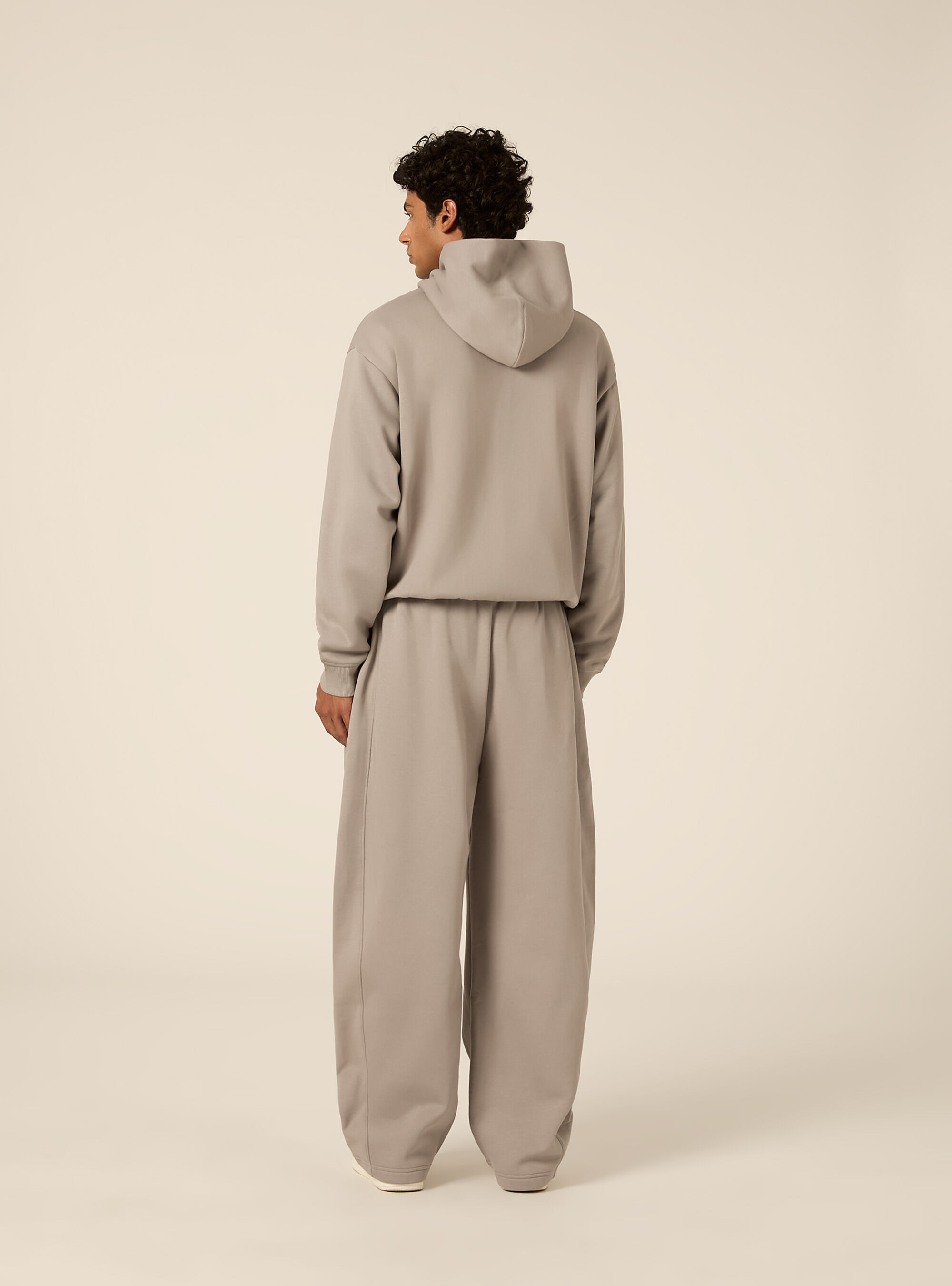 Pantalone in felpa barrel fit, GY2 GREY MEDIUM