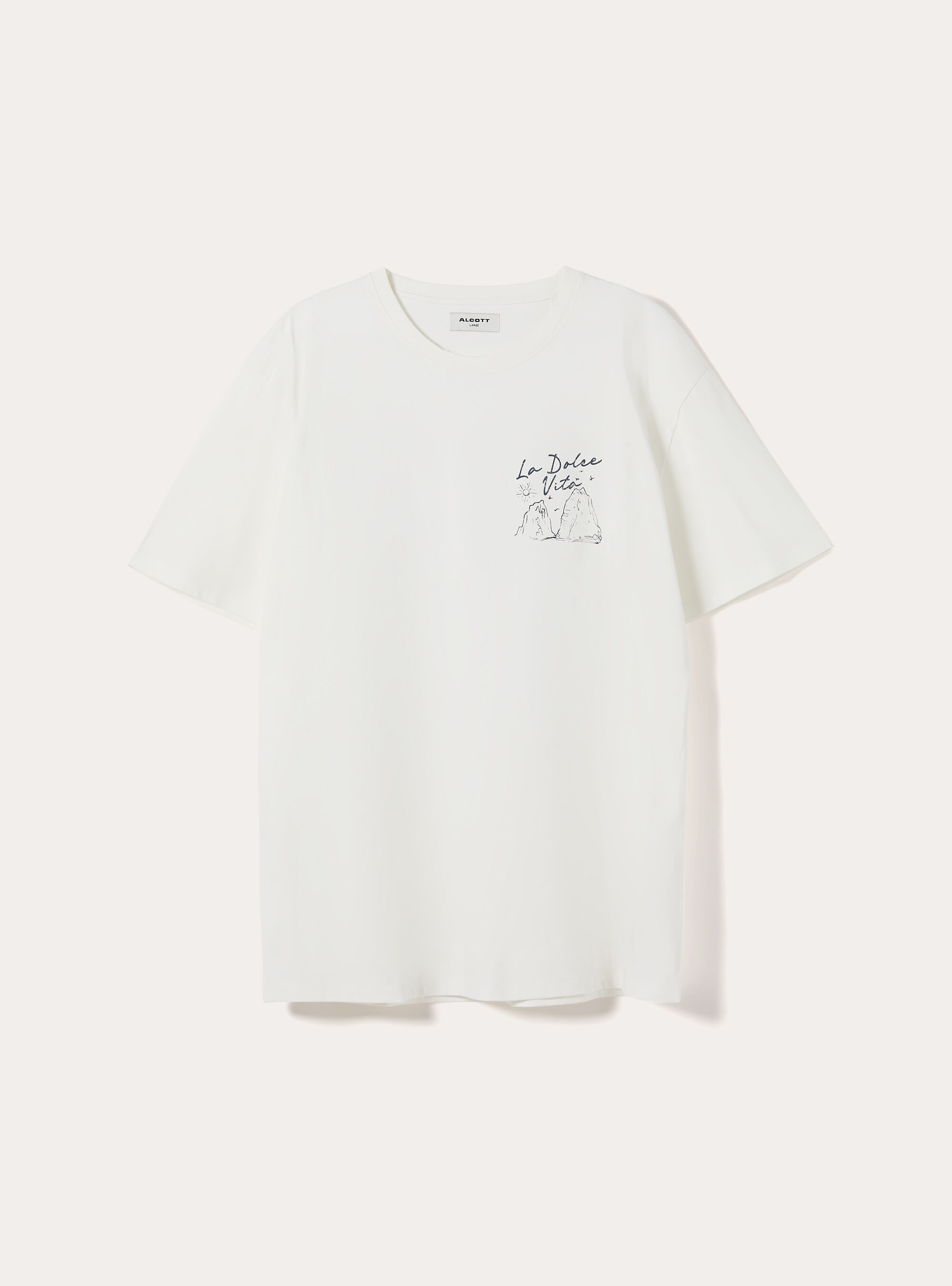 T-shirt capri la dolce vita, WH2 WHITE
