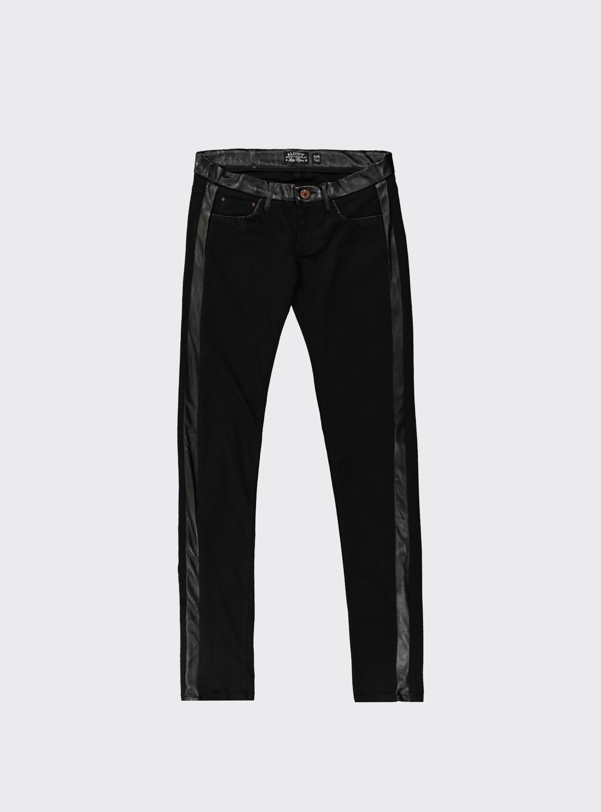 Jeans con bande laterali outlet