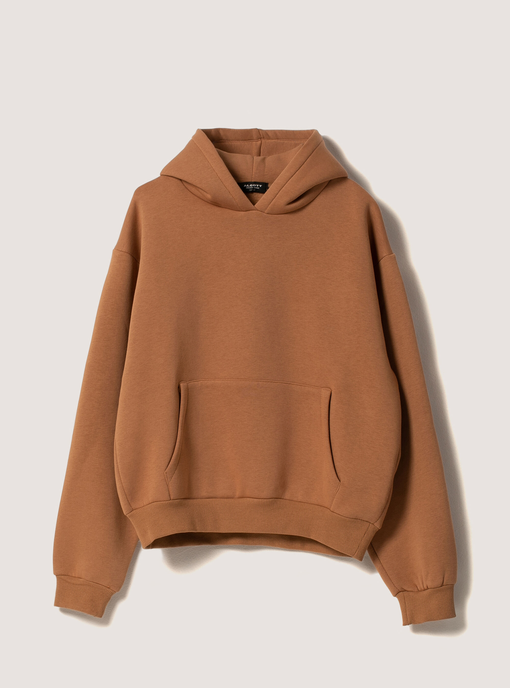 Boxy fit hoodie top