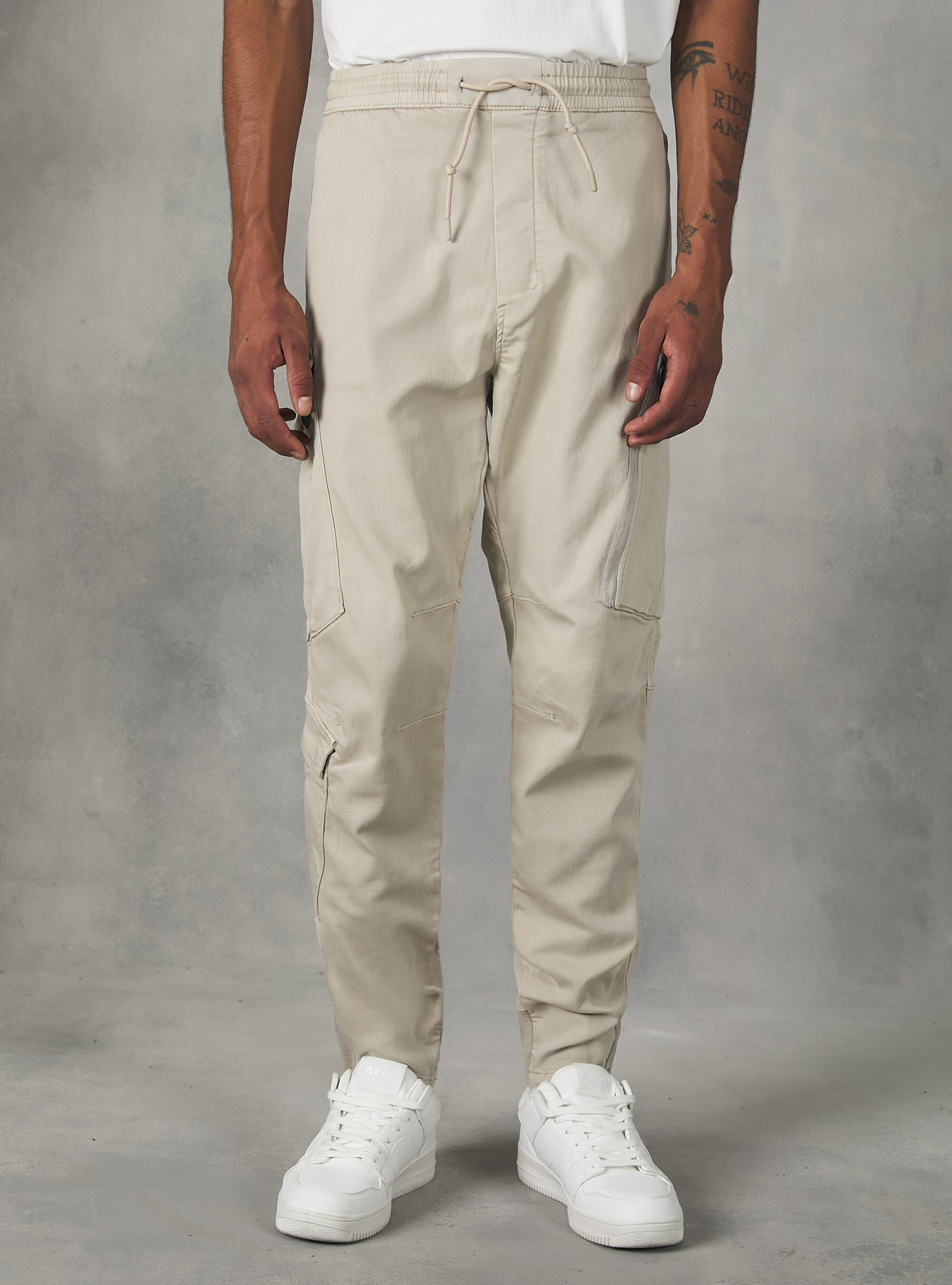 Pantalon de jogging avec grandes poches, BG3 BEIGE LIGHT