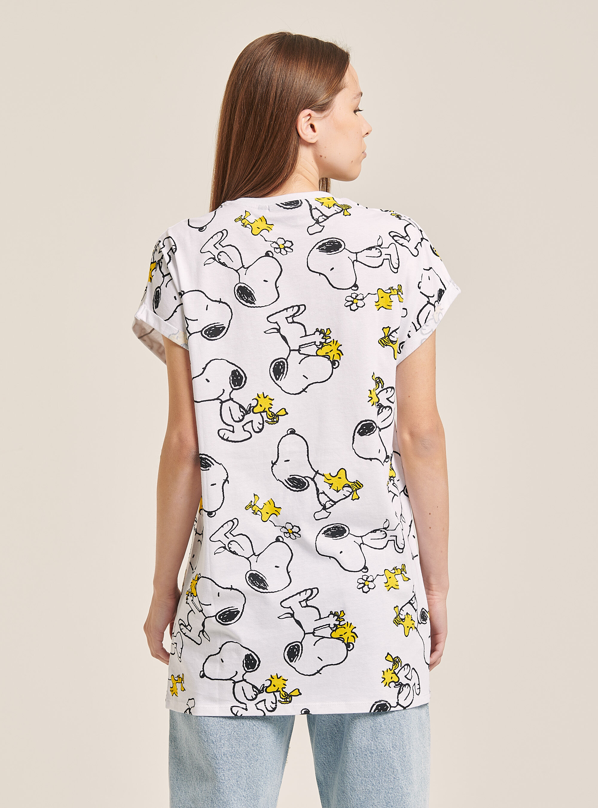 Peanuts T-shirt for Alcott, BLANCO