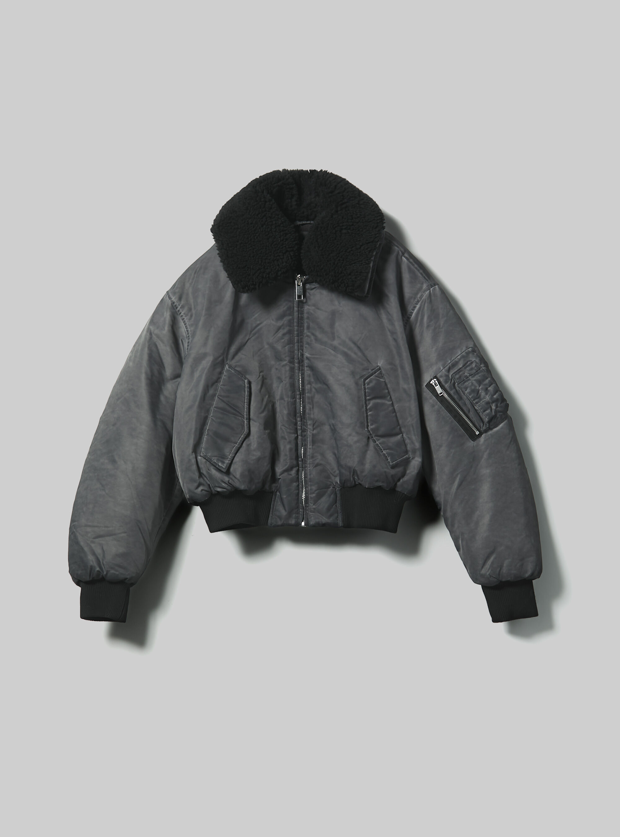 最高の品質 Washed effect bomber jacket with recycled padding | Alcott | Women's Jackets ジャケット・アウター