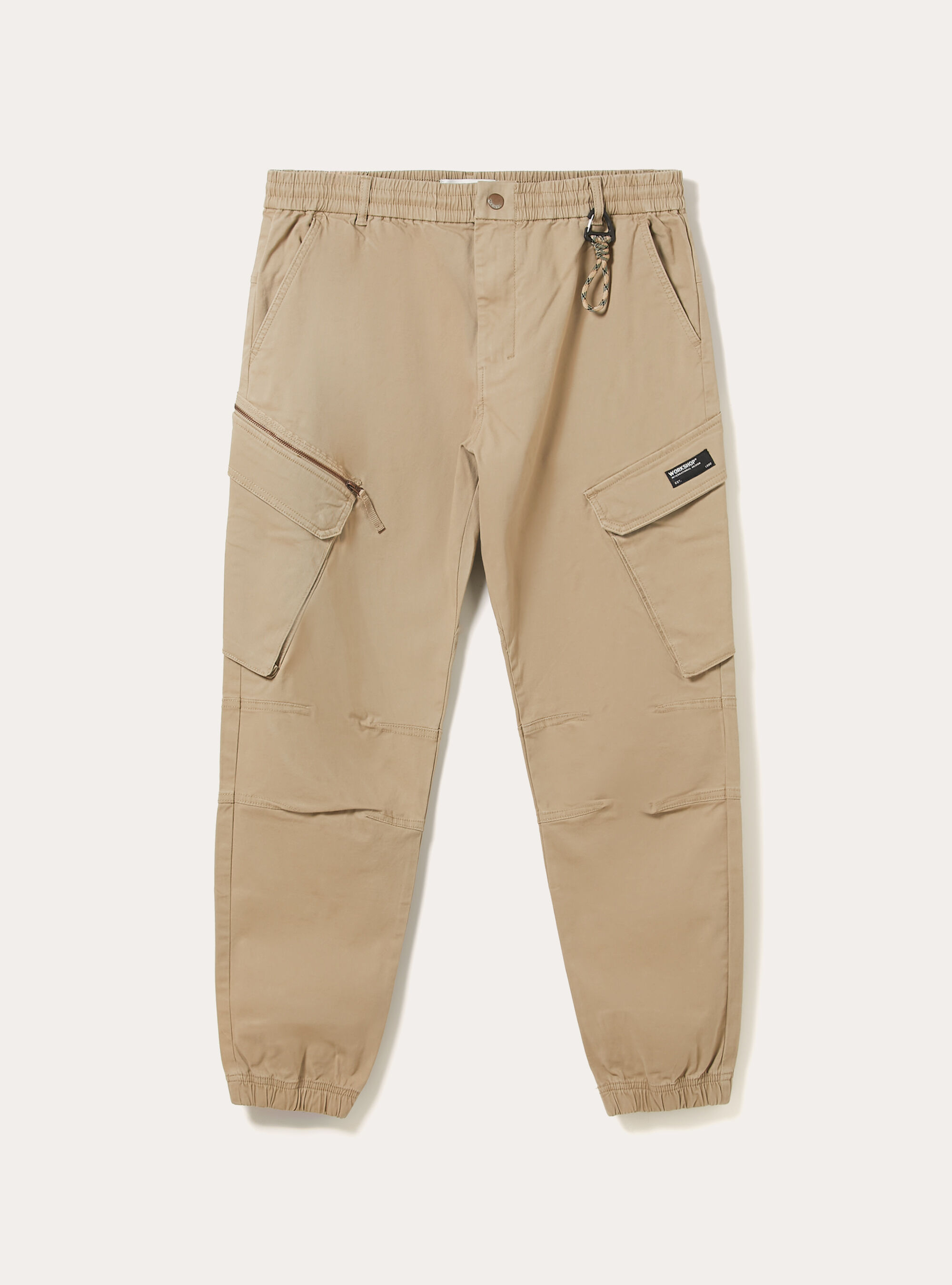 Pantalones cargo de sarga, TB2 TOBACCO MEDIUM