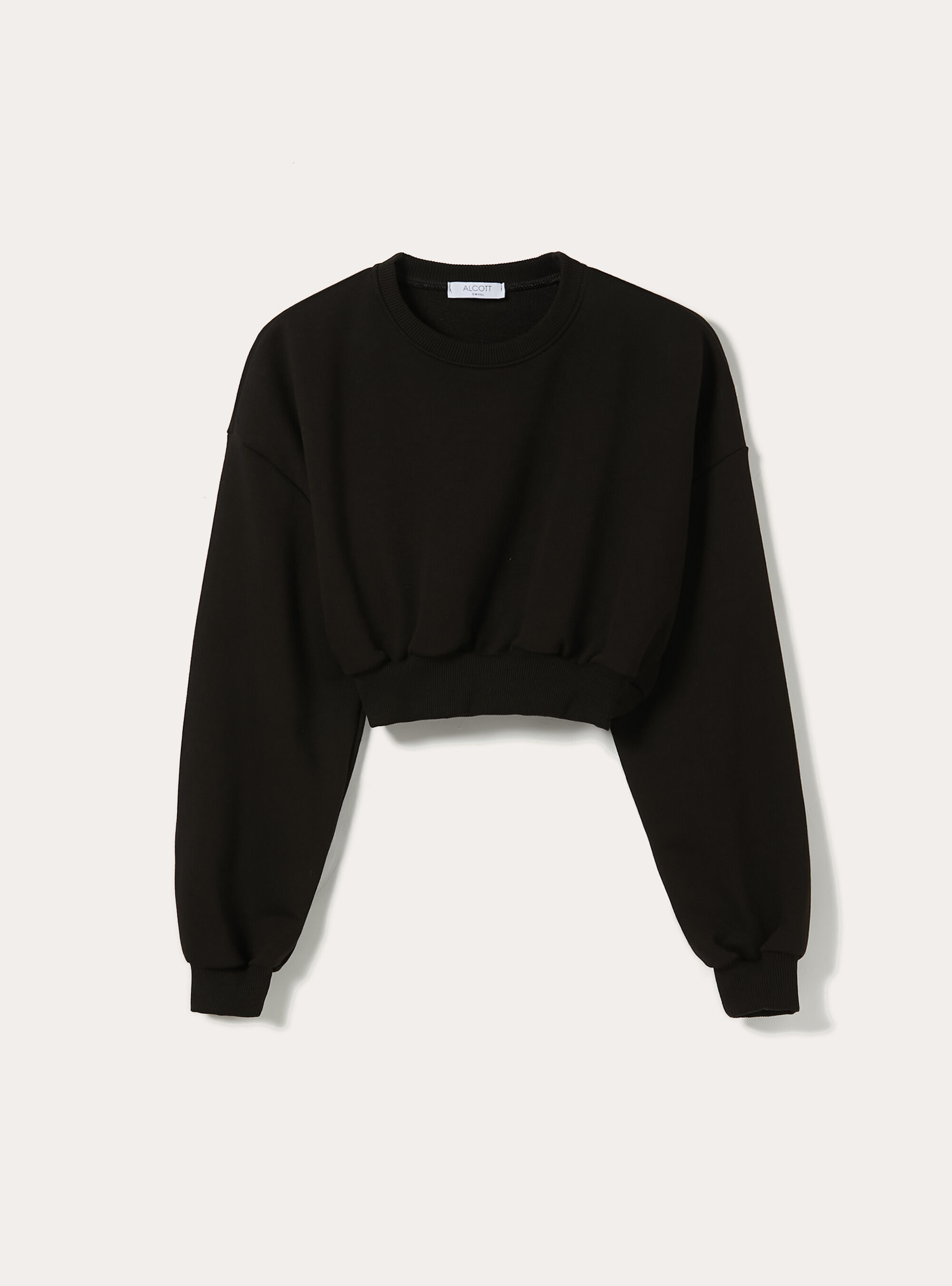 Cropped crew neck sweatshirt Alcott Women s Sweatshirts