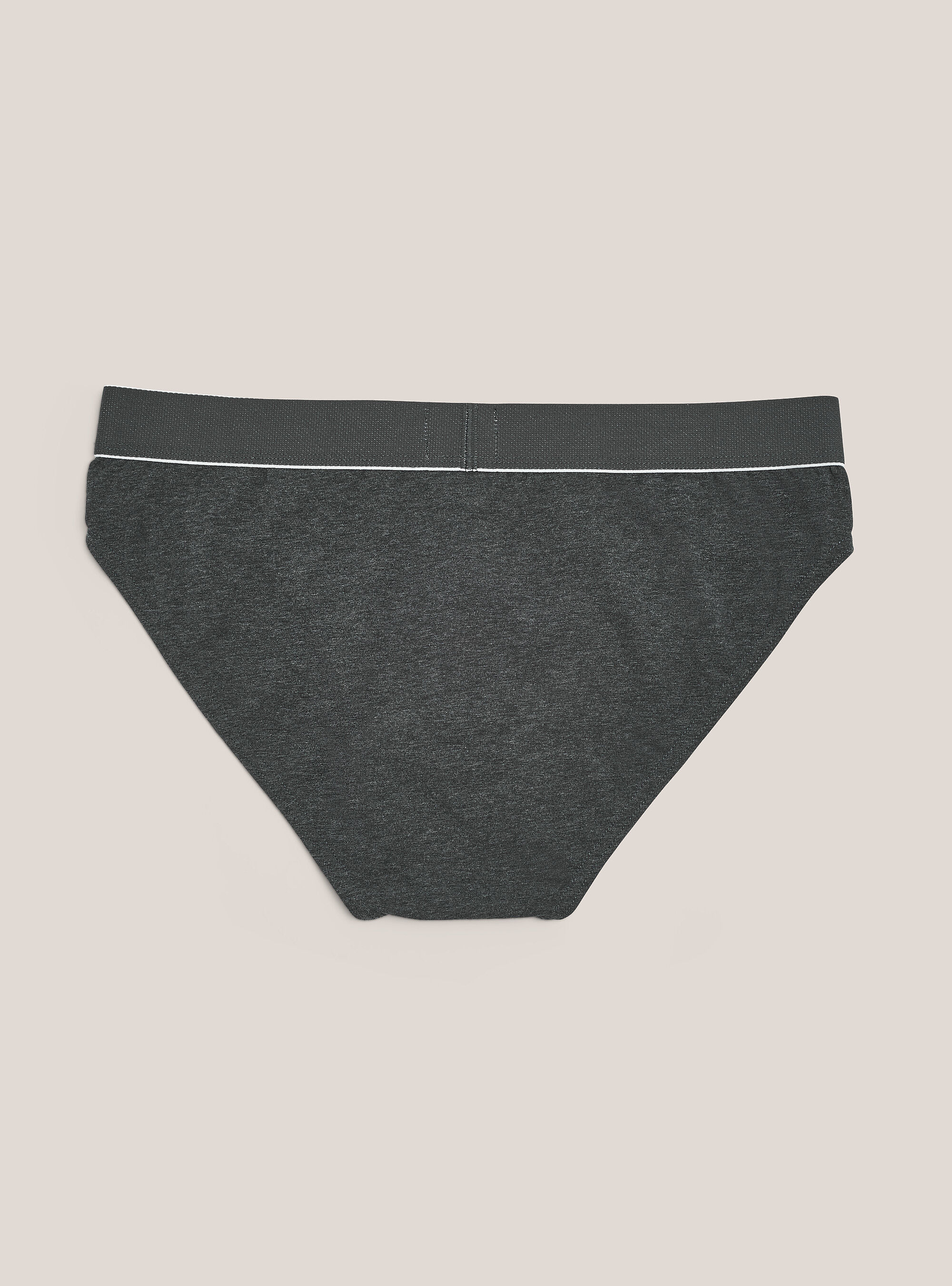 Elastic cotton slip with logo