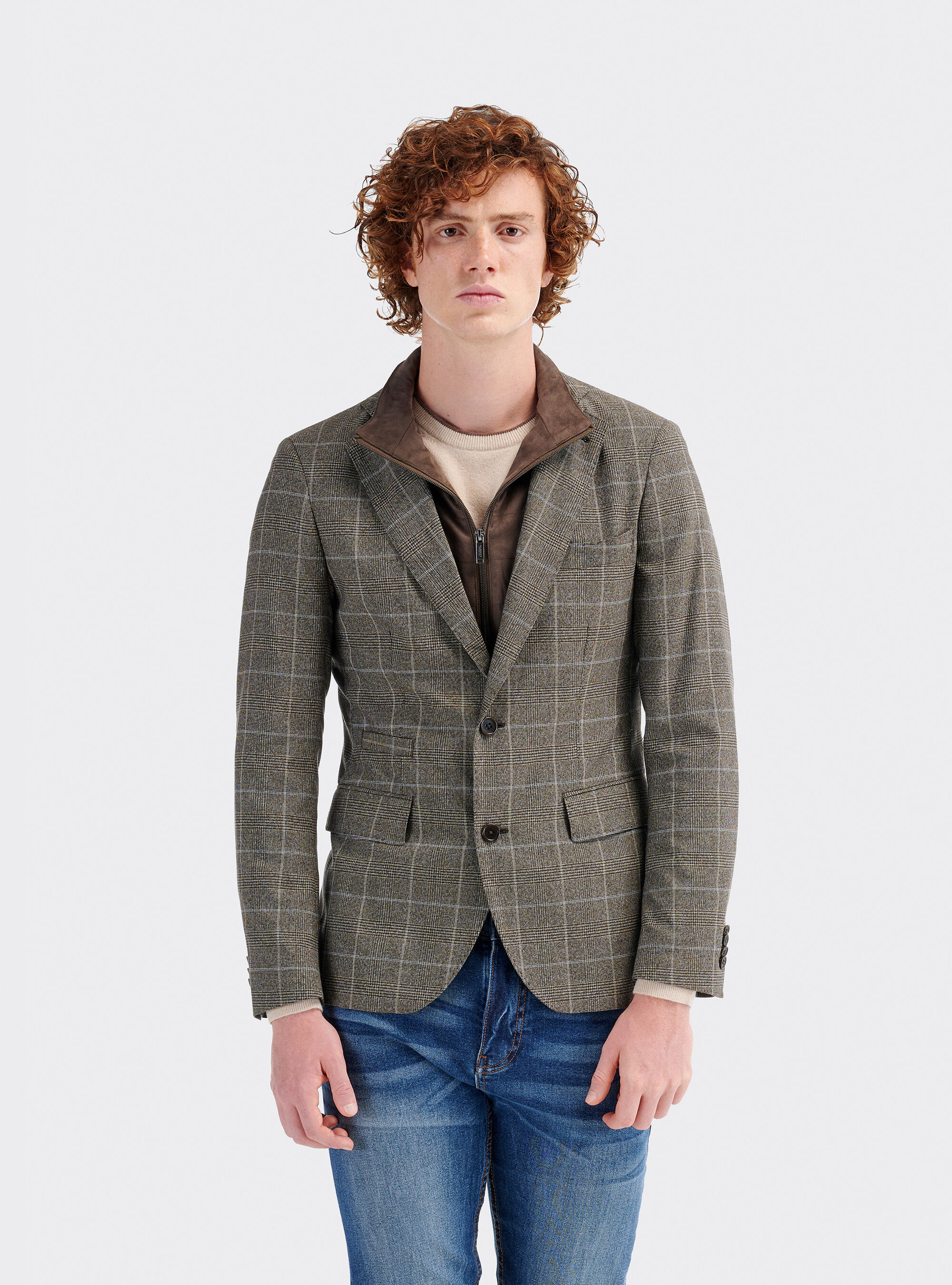 Giacca con gilet interno on sale