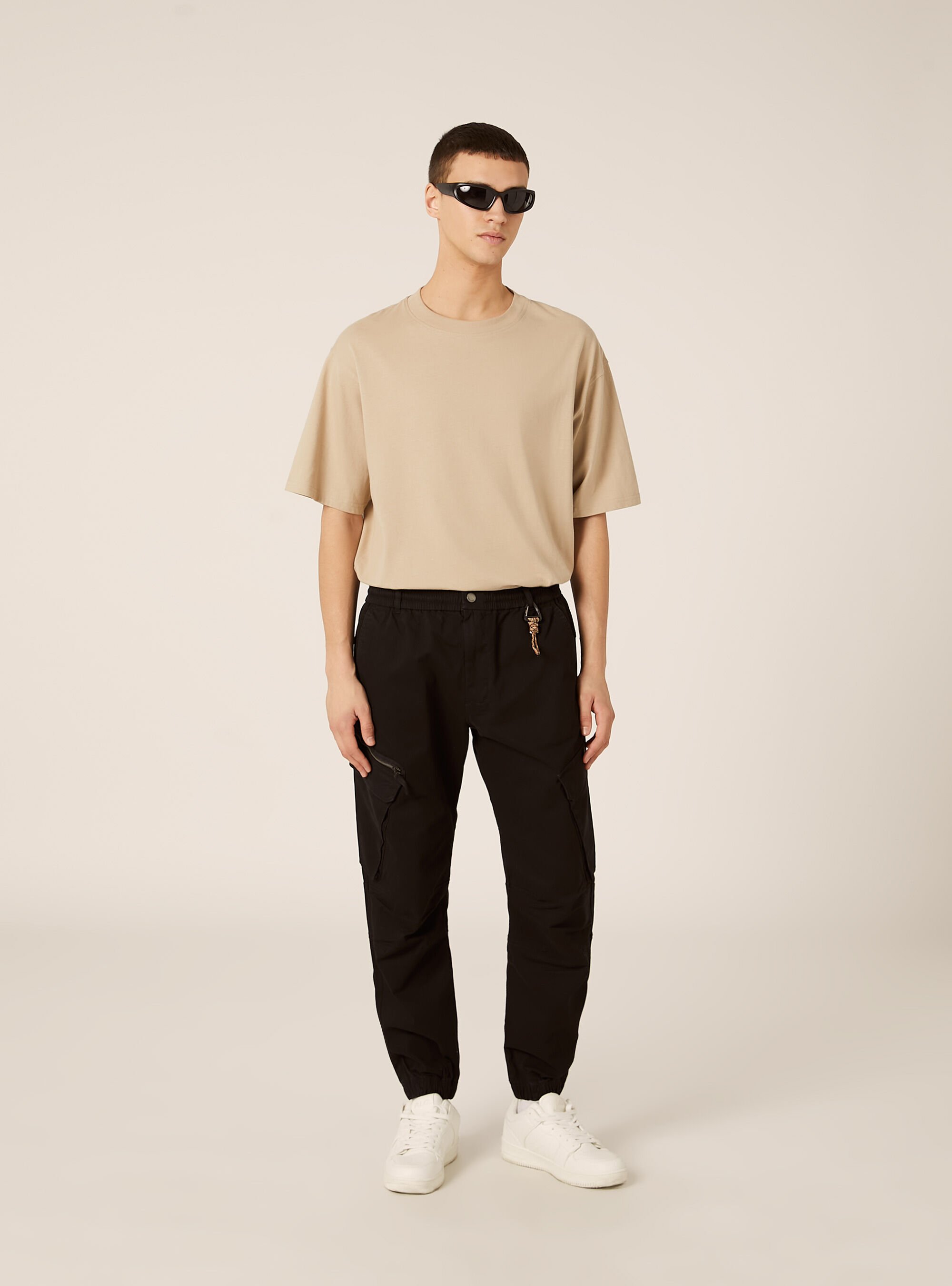 Pantalon cargo en twill