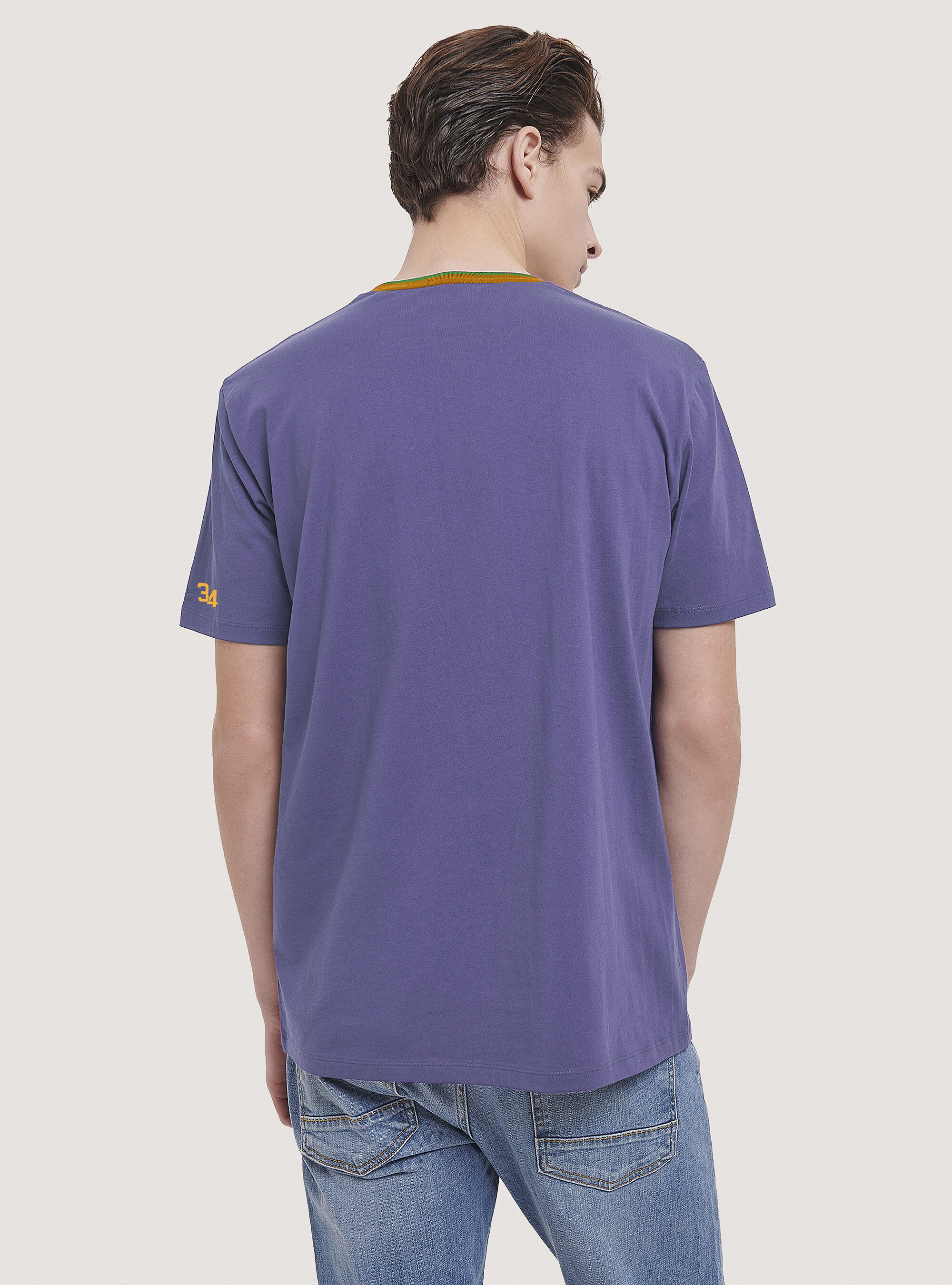 T-shirt en coton The Rabbit Collection, VI2 VIOLET MEDIUM