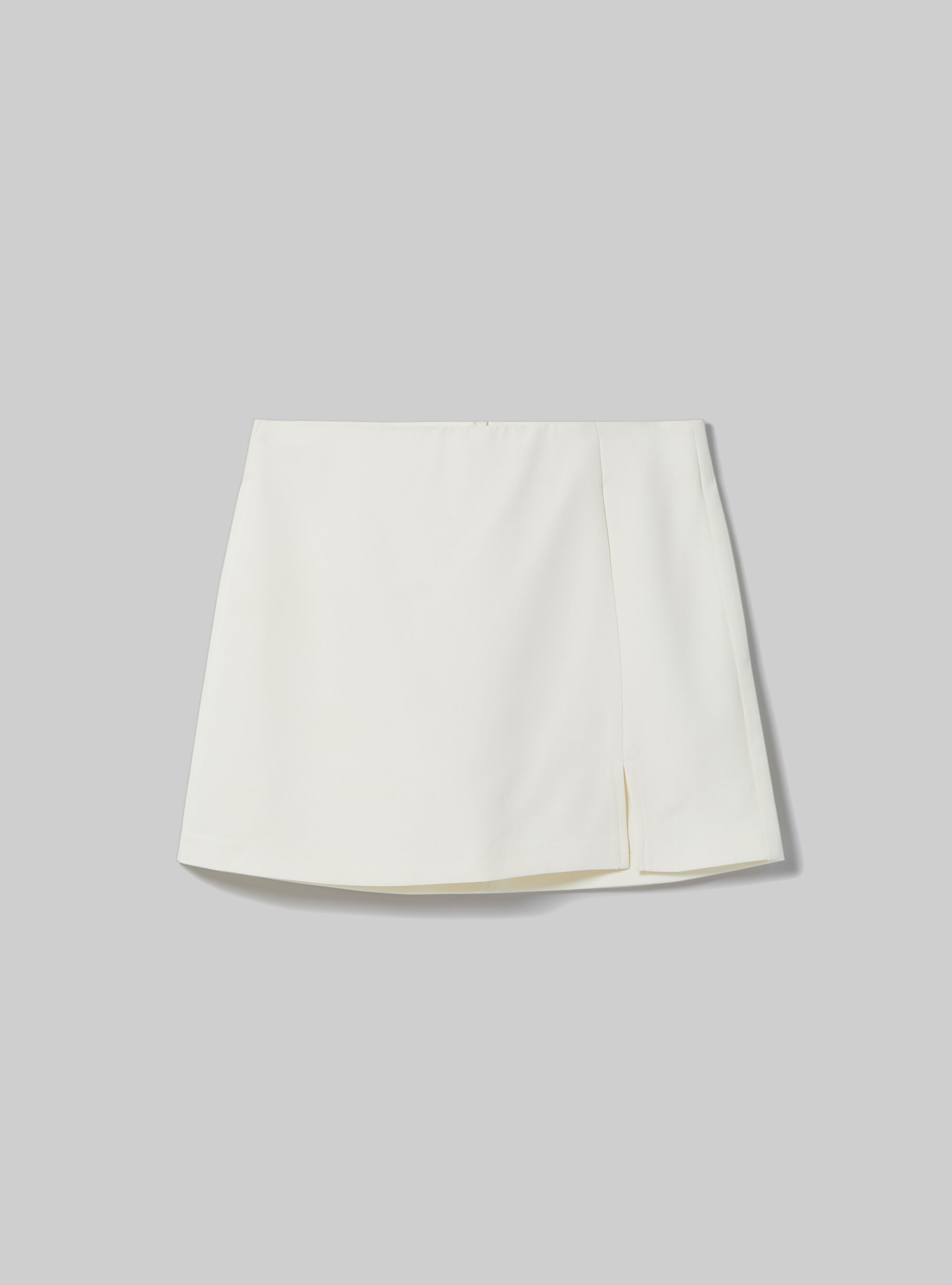 Mini-jupe avec fente lat&eacute;rale, WH1 OFF WHITE