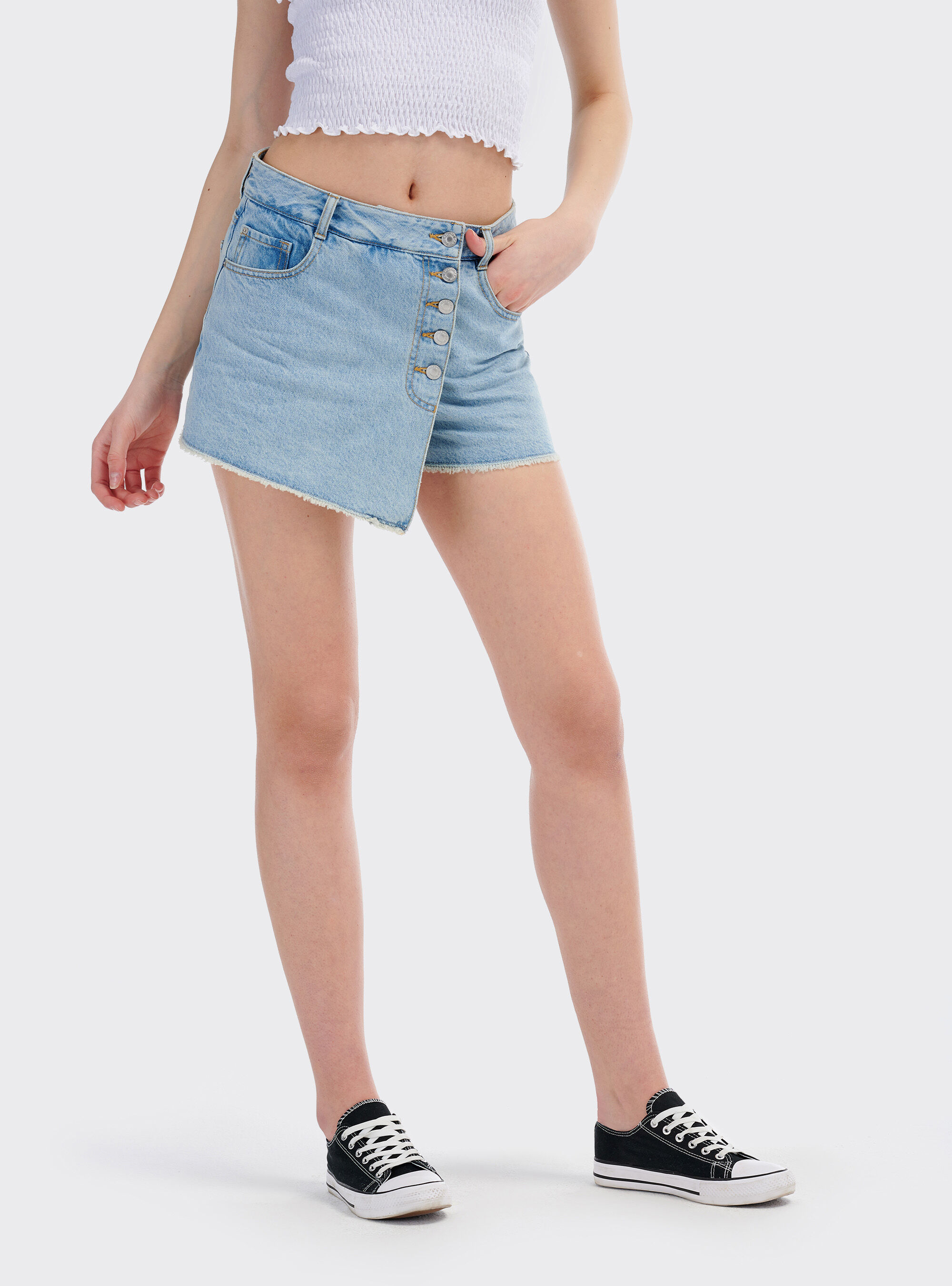 Shorts in denim