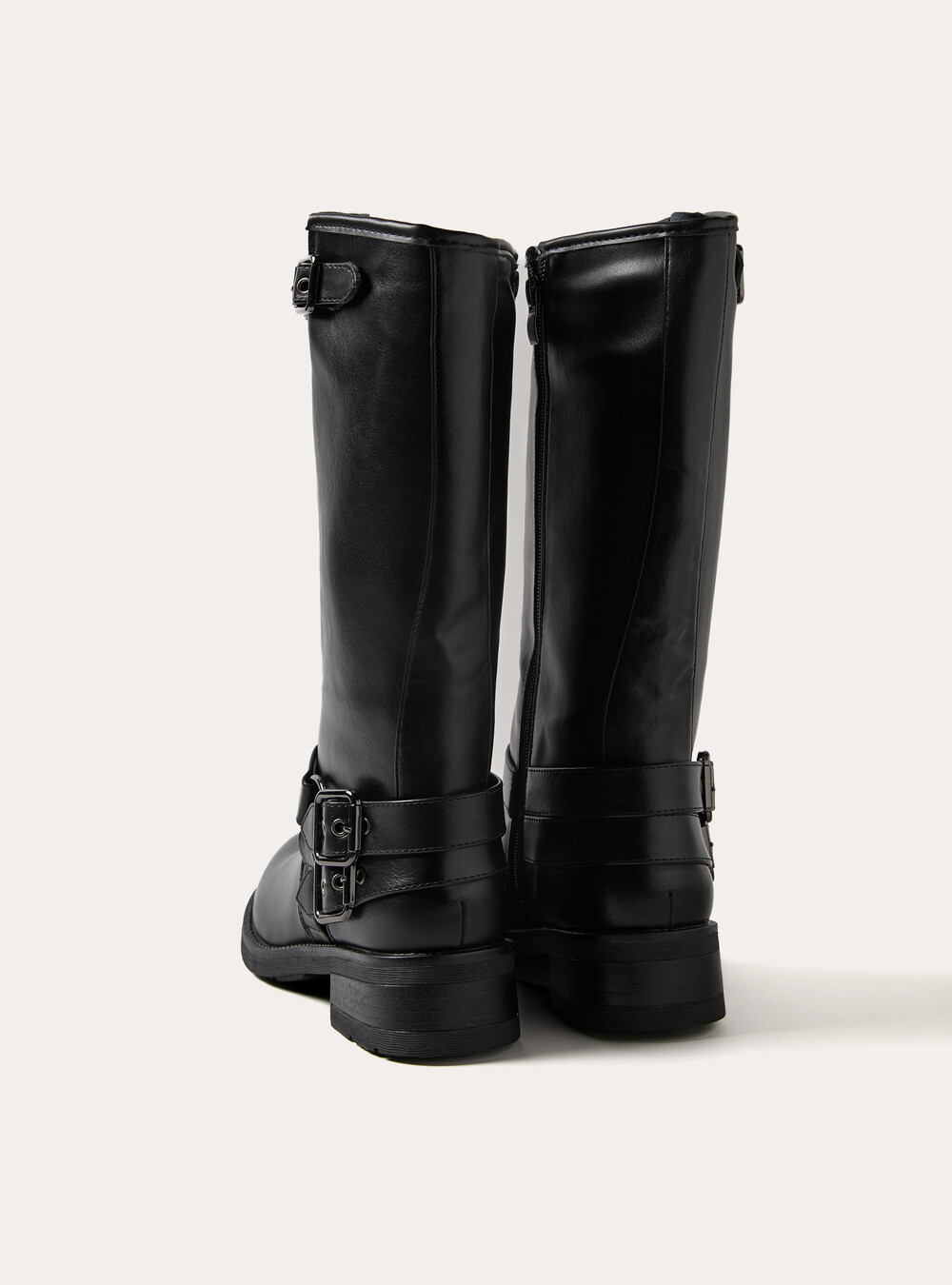 Stivali Biker Neri Donna Stivale Stivaletto Biker Nero Stivali Donna