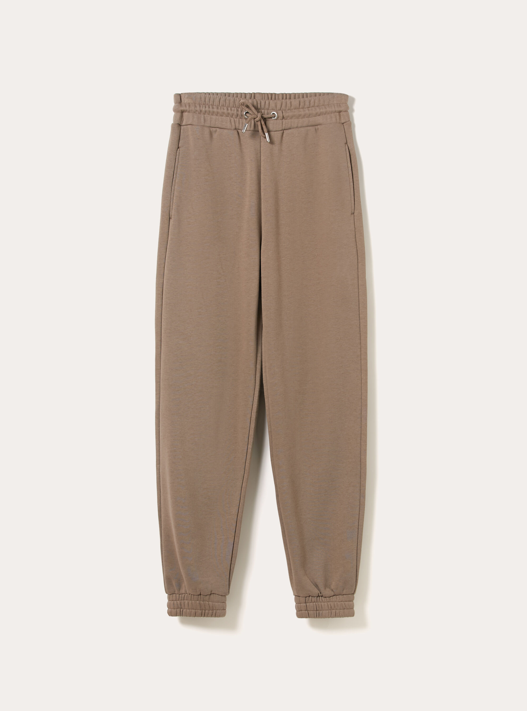 Pantalones jogger de felpa, BR3 BROWN LIGHT
