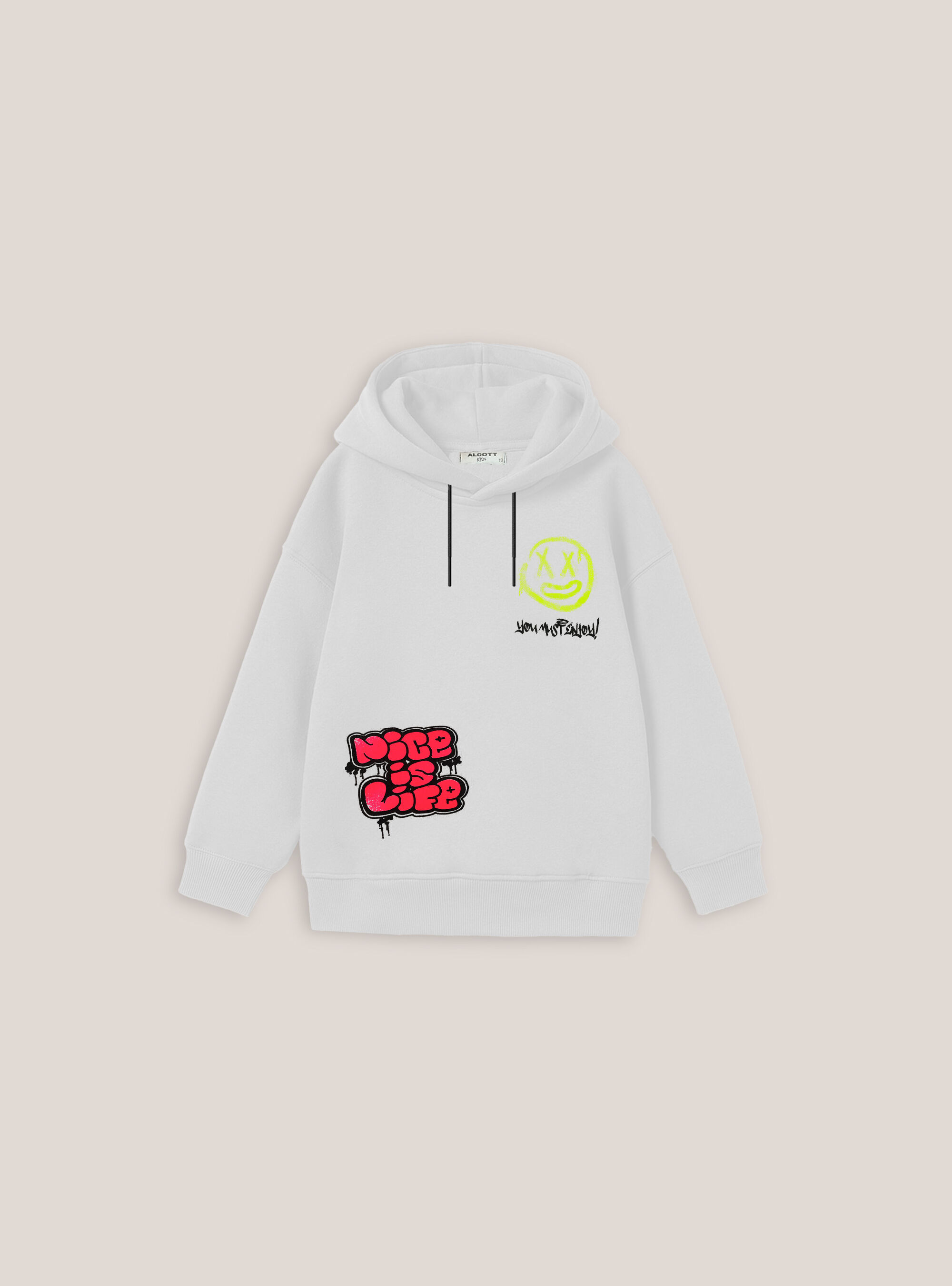 Mini Me sweatshirt with Smile collection print