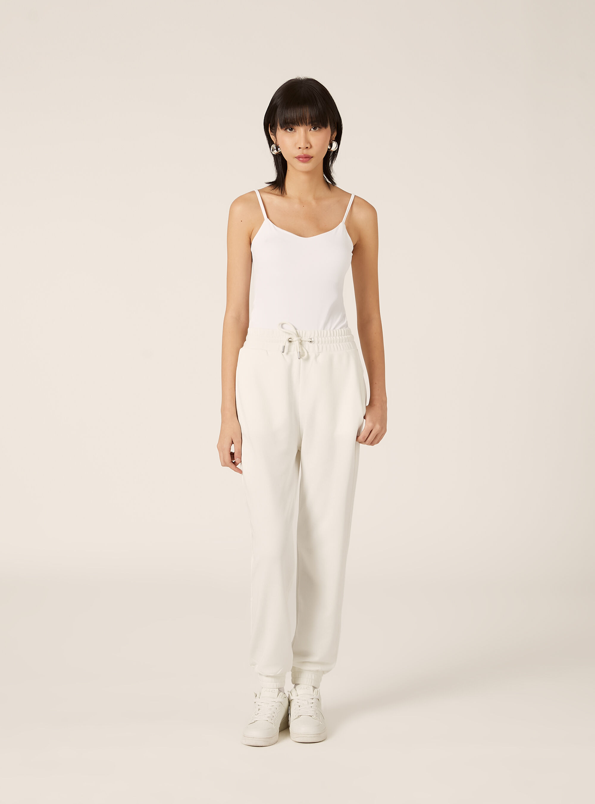 Jogginghose aus Sweatshirtstoff, WH1 OFF WHITE