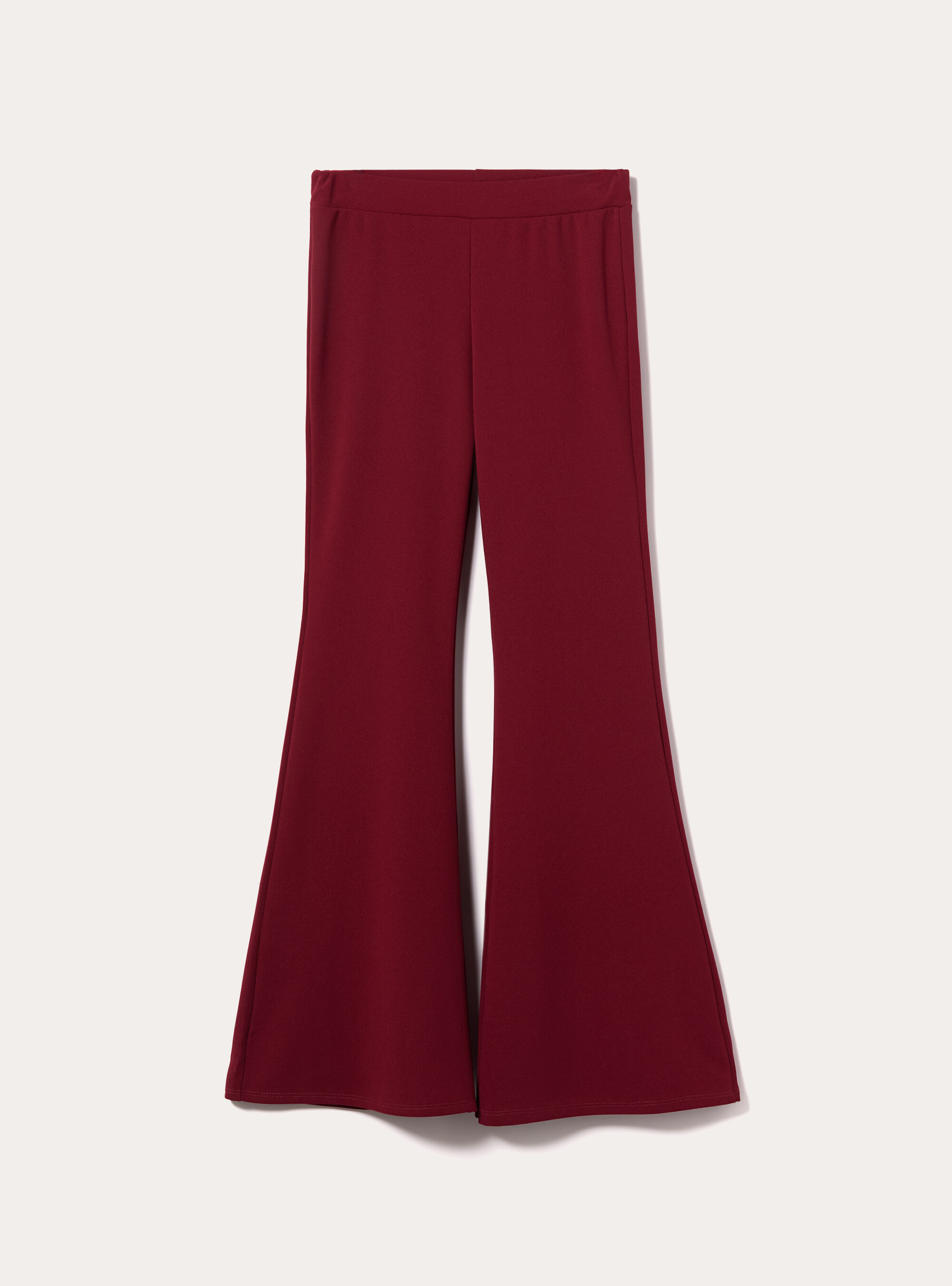 Pantaloni flare, BO1 BORDEAUX DARK