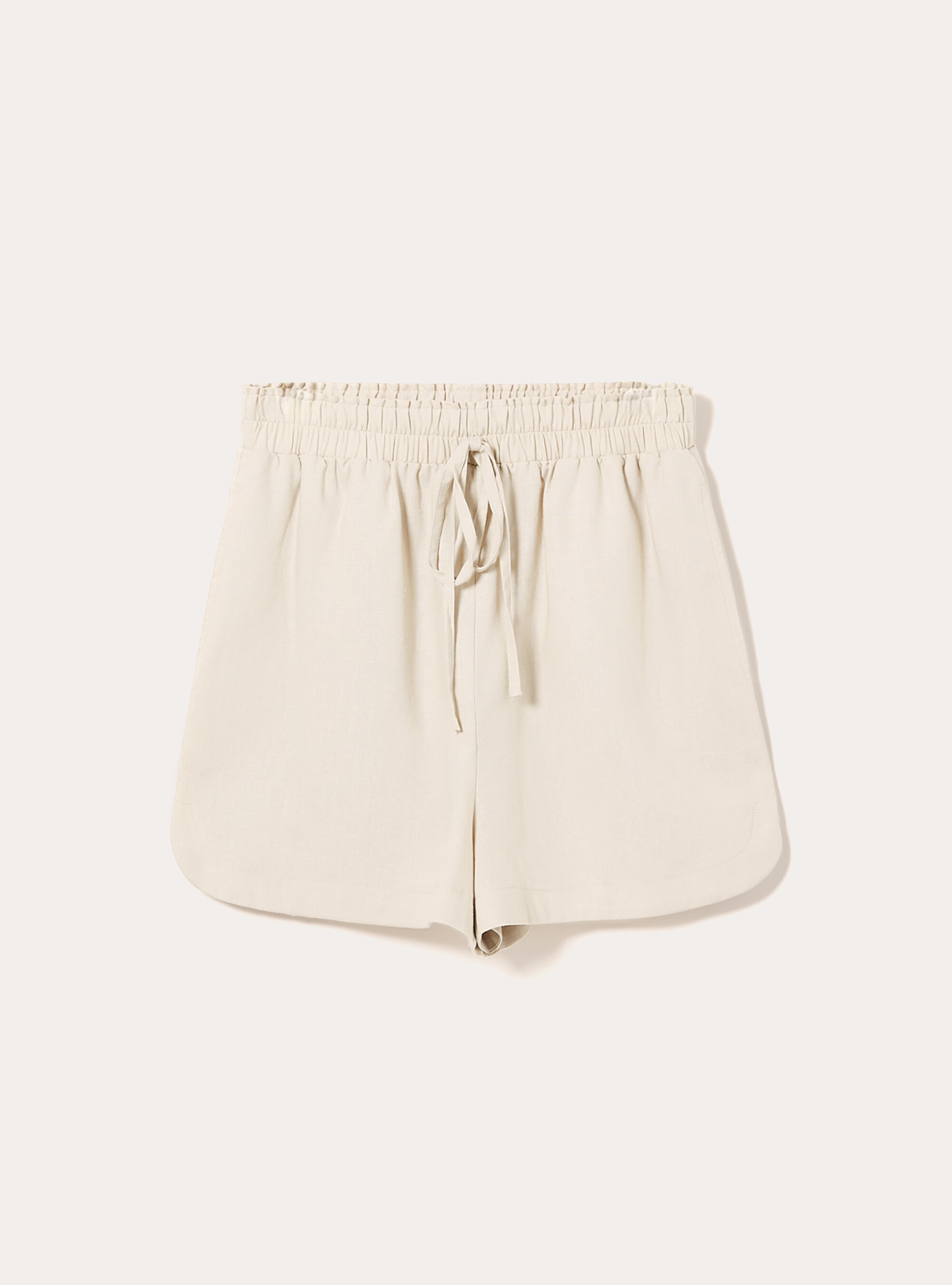 Short en lin, BG2 BEIGE MEDIUM