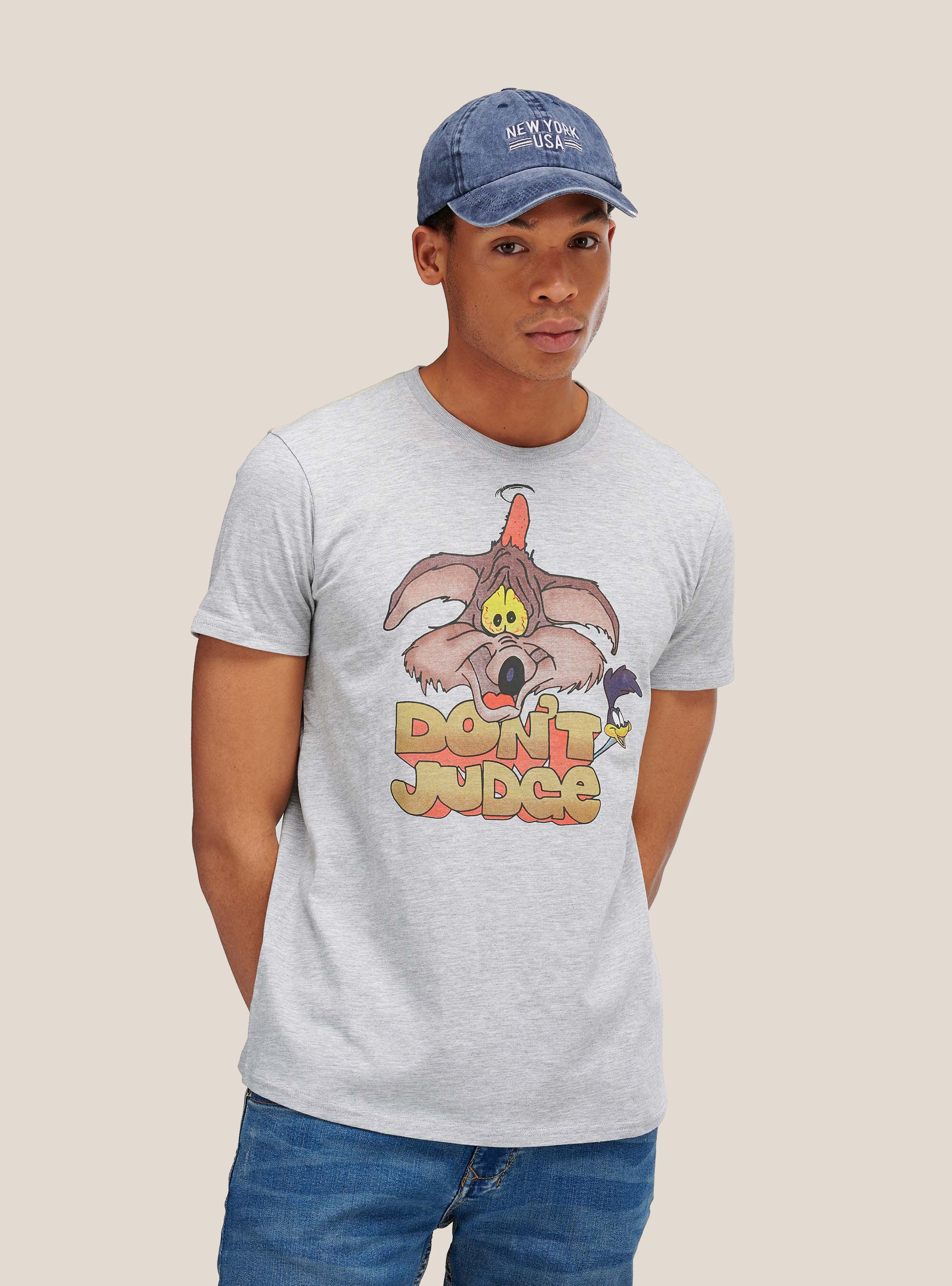 Baseball hat with embroidery, BLUE