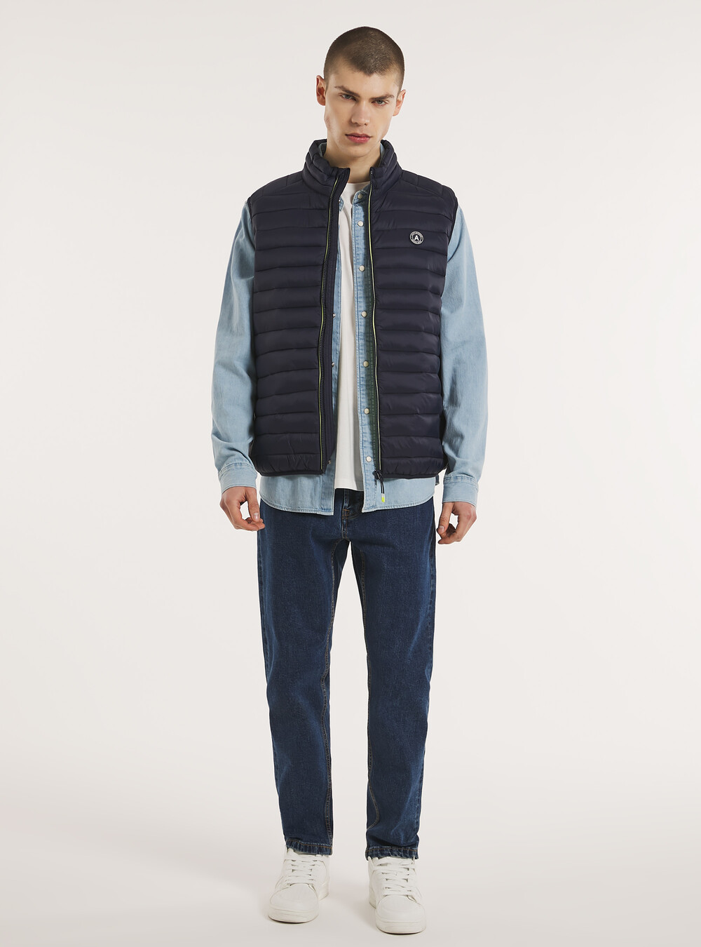 Giubbotto Di Jeans Bianco Black Friday 2025 Sale - Foto 7