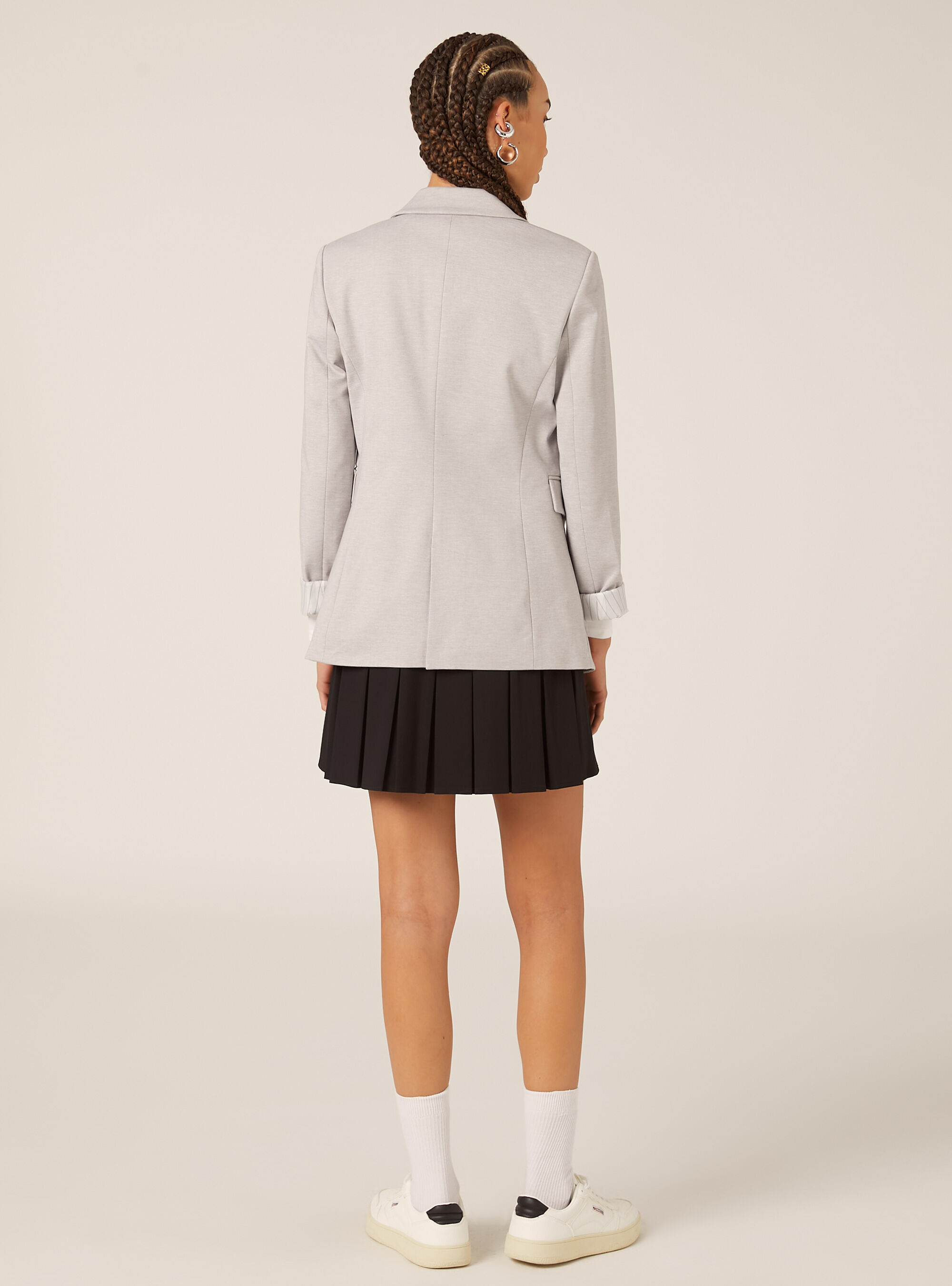 Blazer de jersey, MGY2 GREY MEL MEDIUM