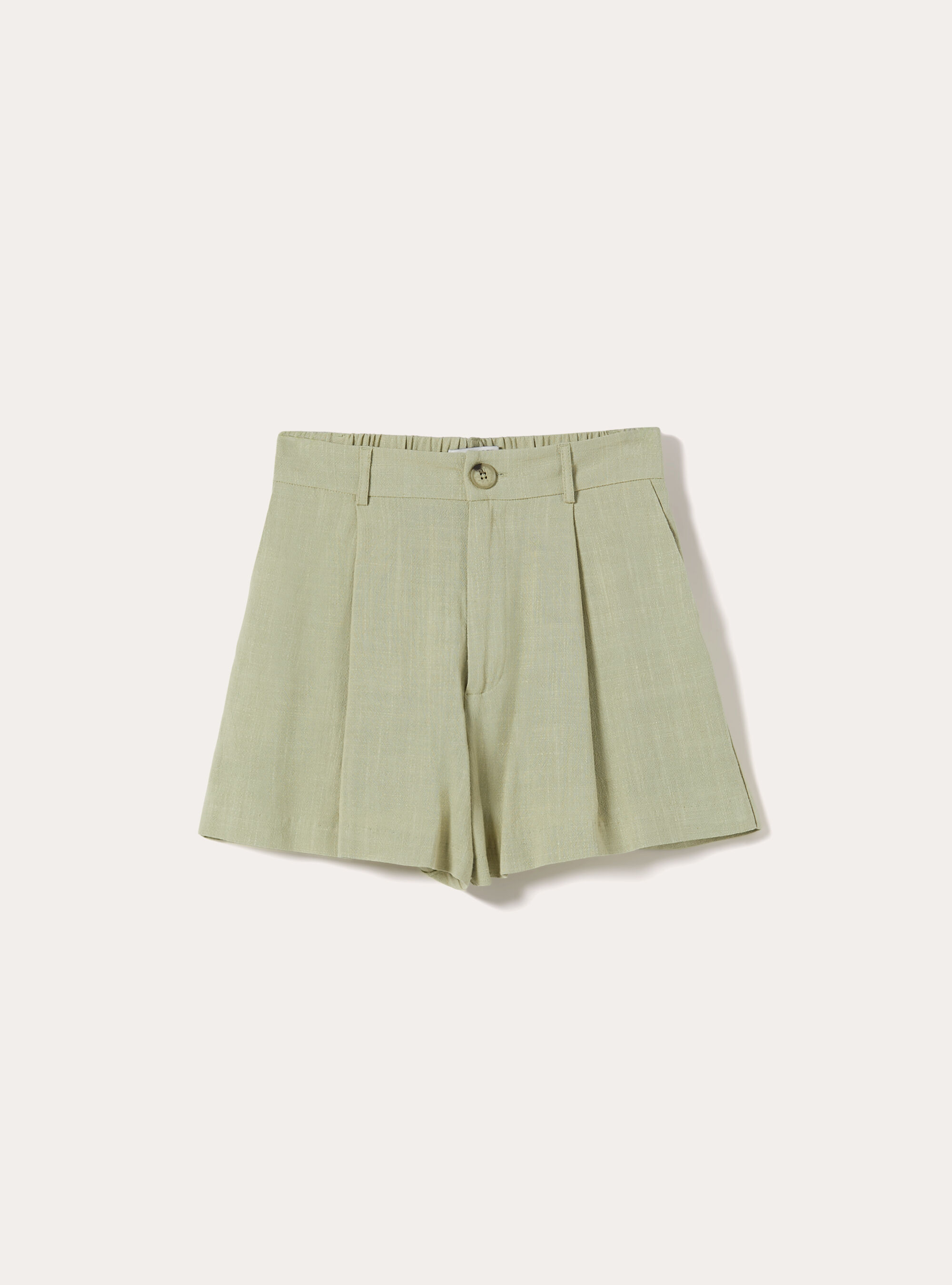 Short Tailoring en m&eacute;lange de Lin, KY3 KAKY LIGHT