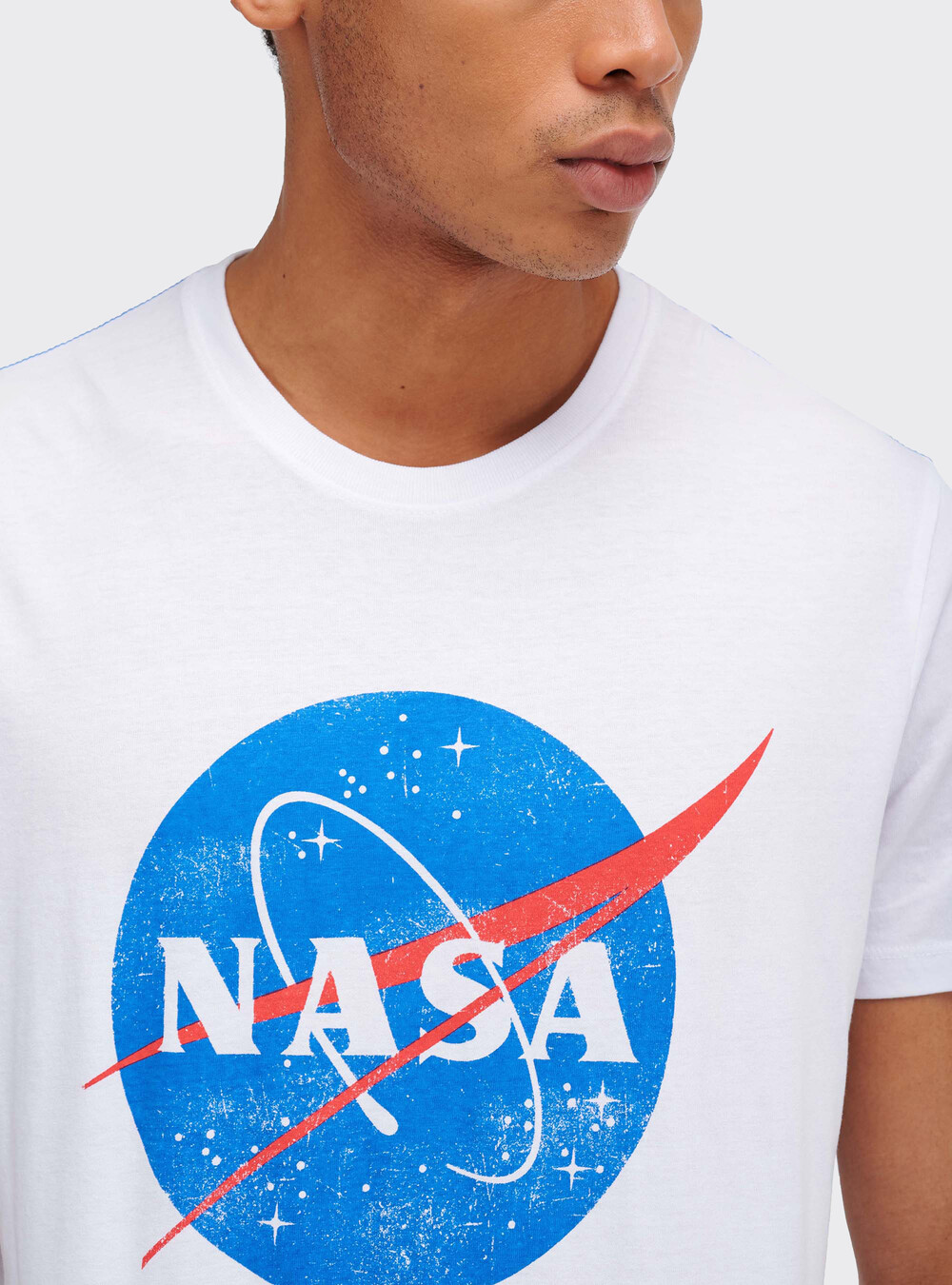 MAGLIA T SHIRT NASA LOGO BIANCA TAGLIA MEDIUM MAGLIA T SHIRT NASA LOGO BIANCA TAGLIA MEDIUM