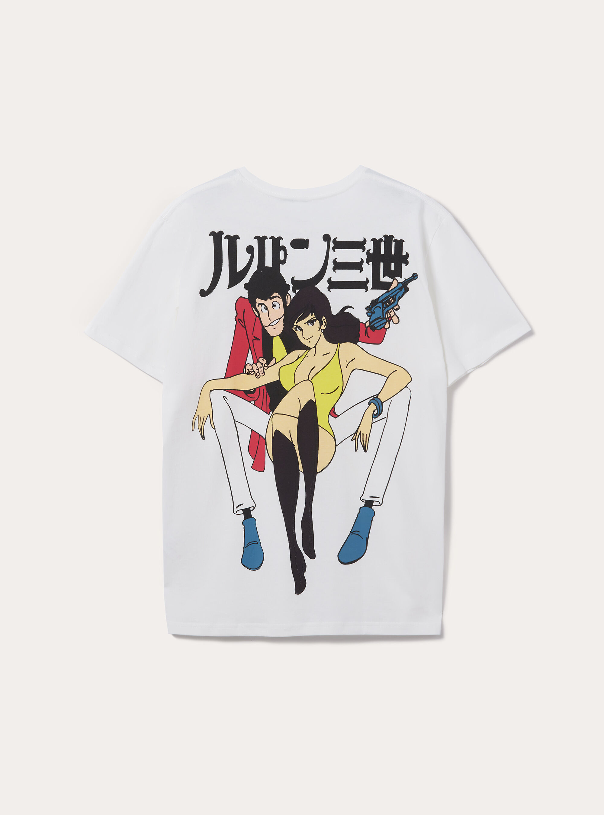 T-shirt licenza lupin, WH2 WHITE