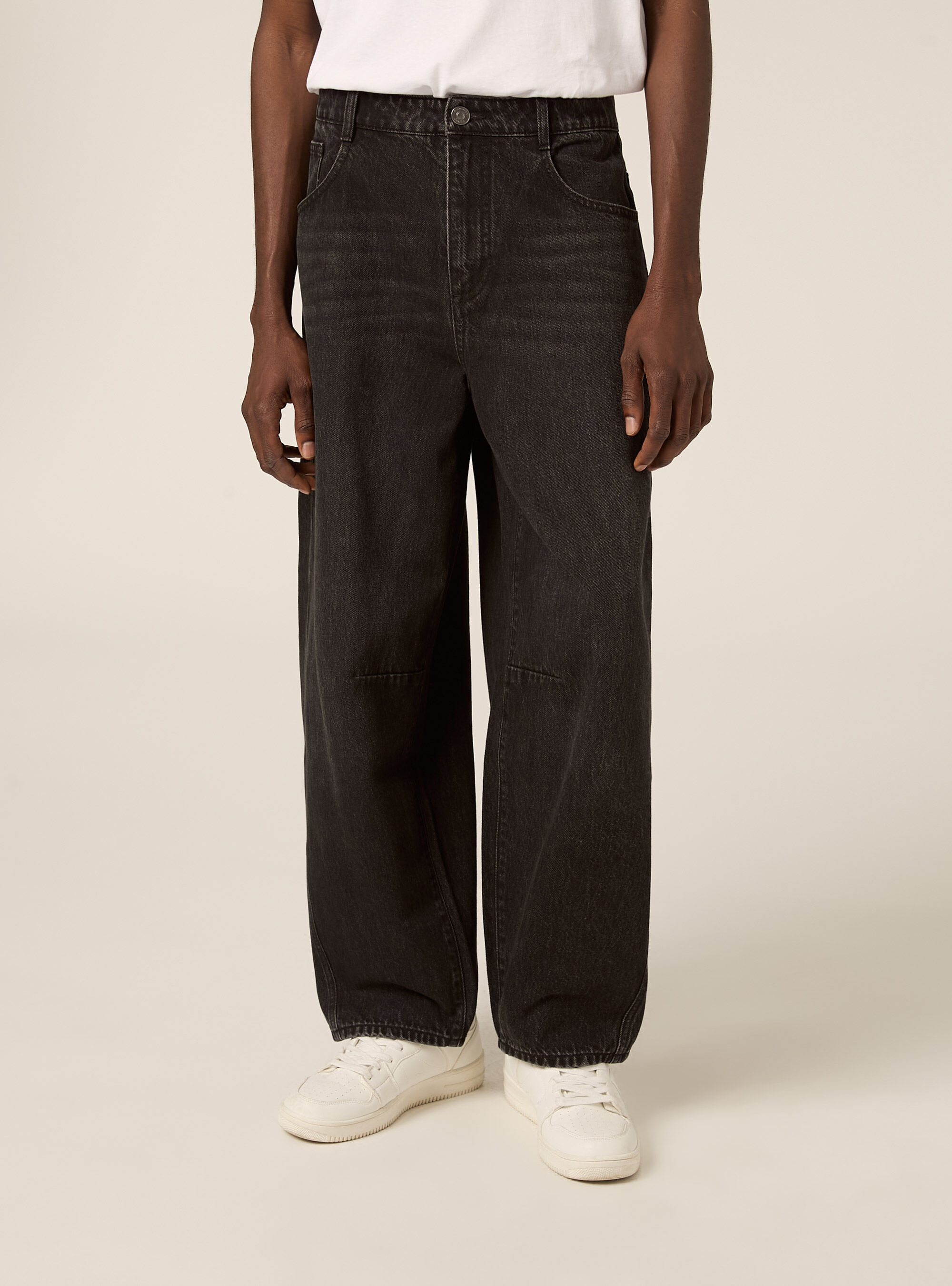 Balloon fit jeans, D000 BLACK