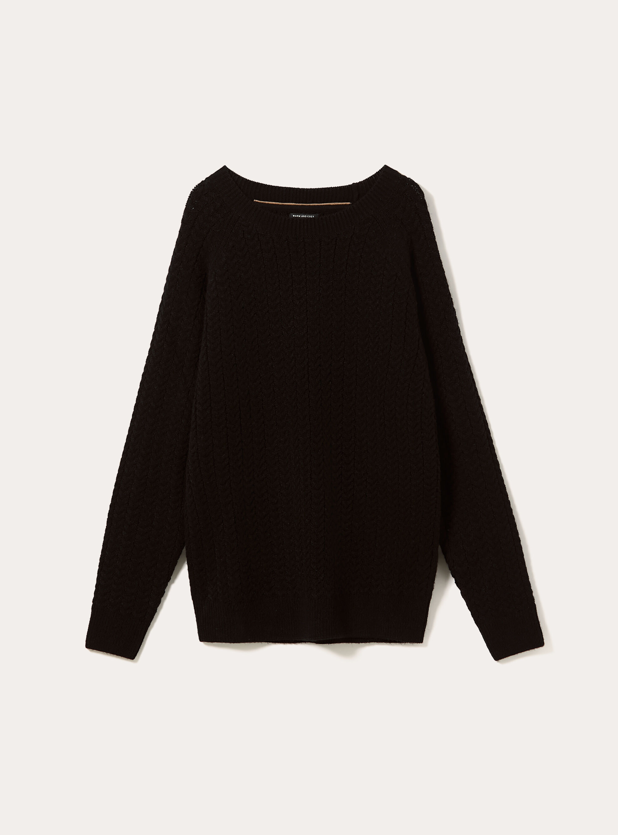 Maglione girocollo, BK1 BLACK