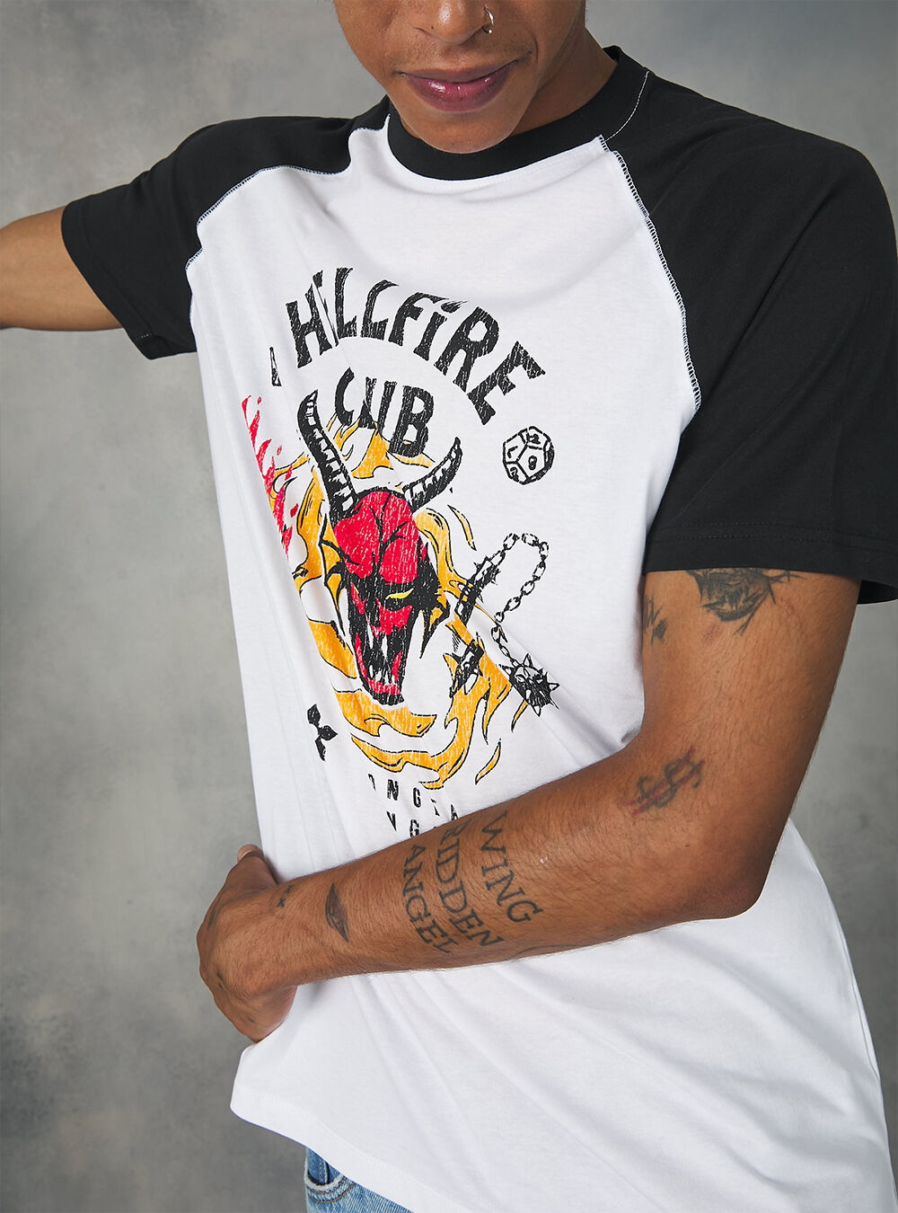 Stranger Things / Alcott T-shirt, WH3 WHITE