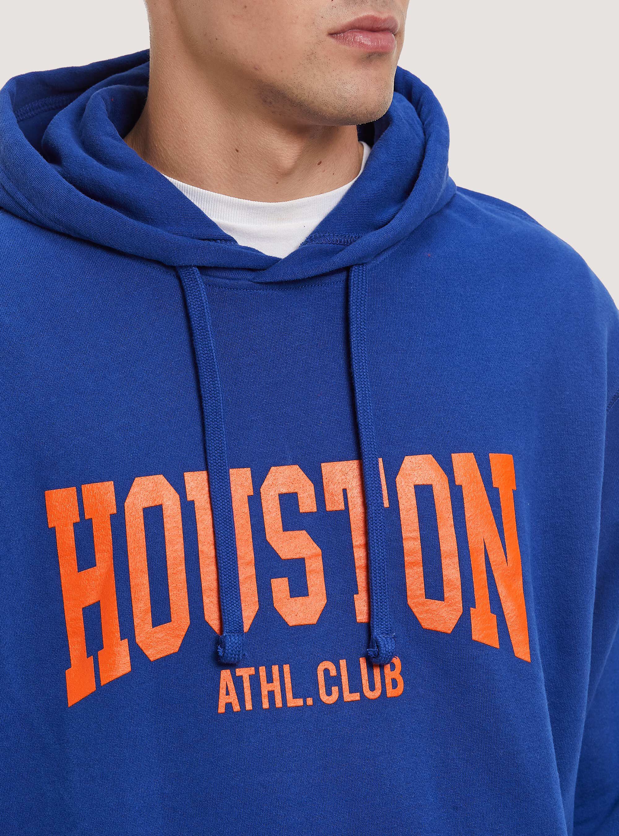 College Print Hoodie, RY2 ROYALE MEDIUM