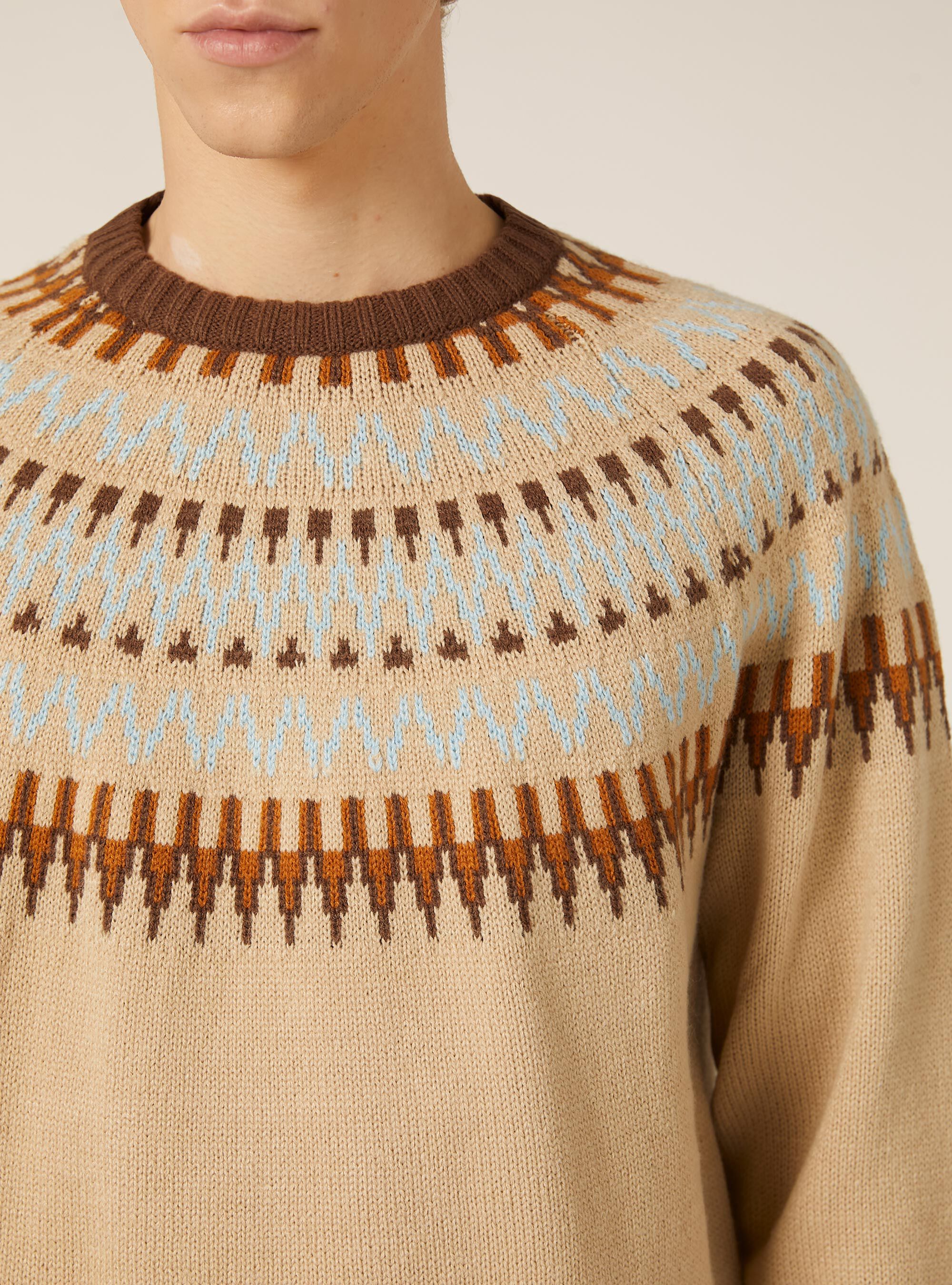 Pullover mountain in misto lana, MGY1 GREY MEL DARK