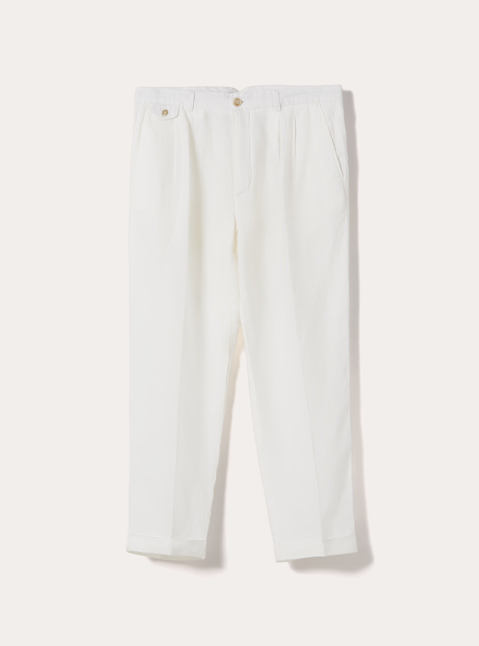 Chinos in lino, WH2 WHITE