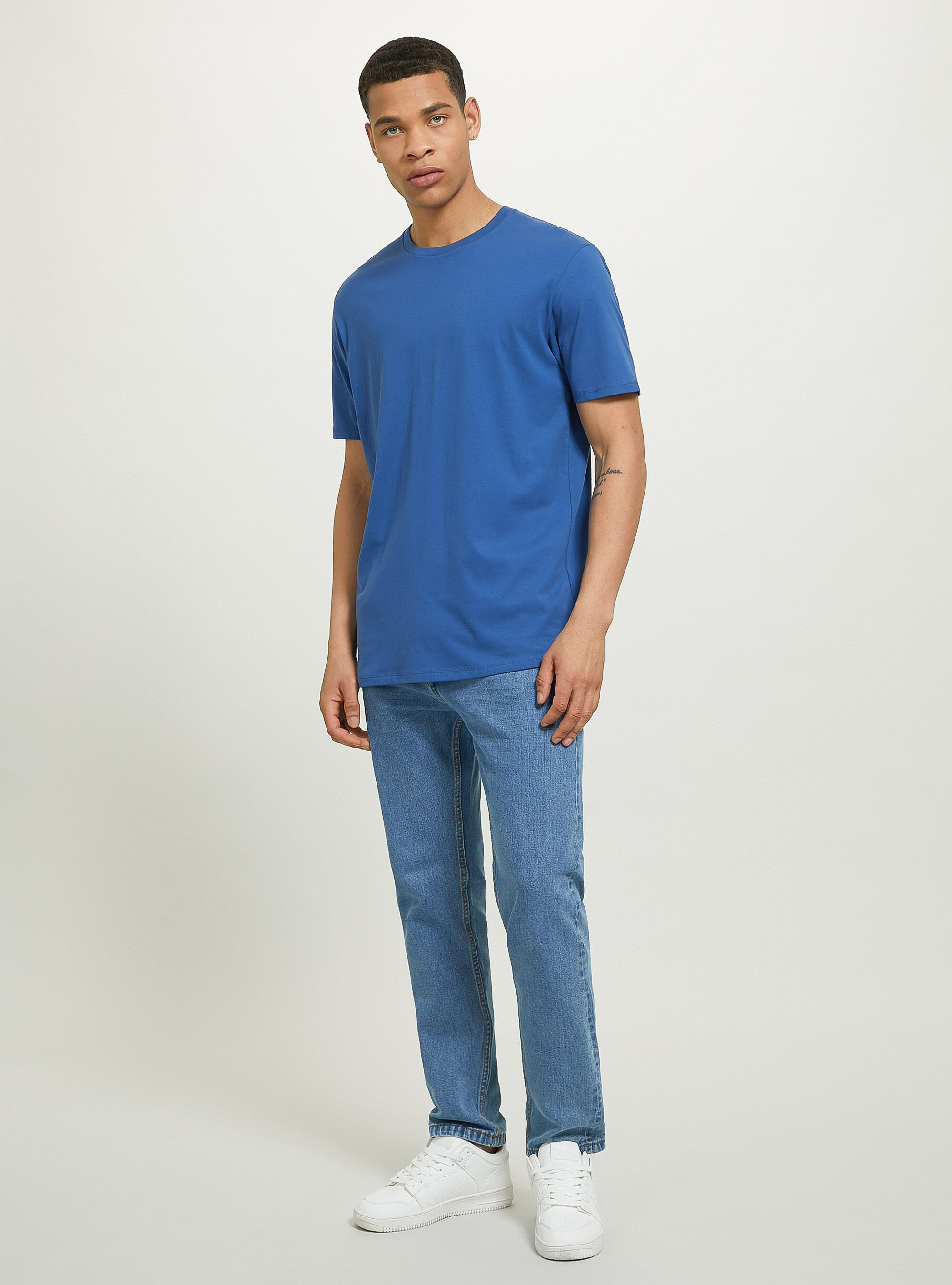 Camiseta de algod&oacute;n con cuello redondo, RY3 ROYALE LIGHT