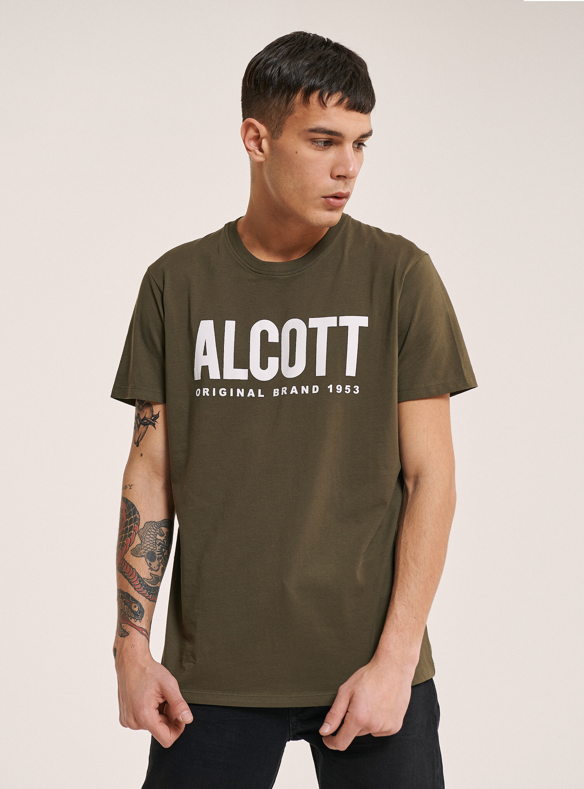 T shirt avec new arrivals impression