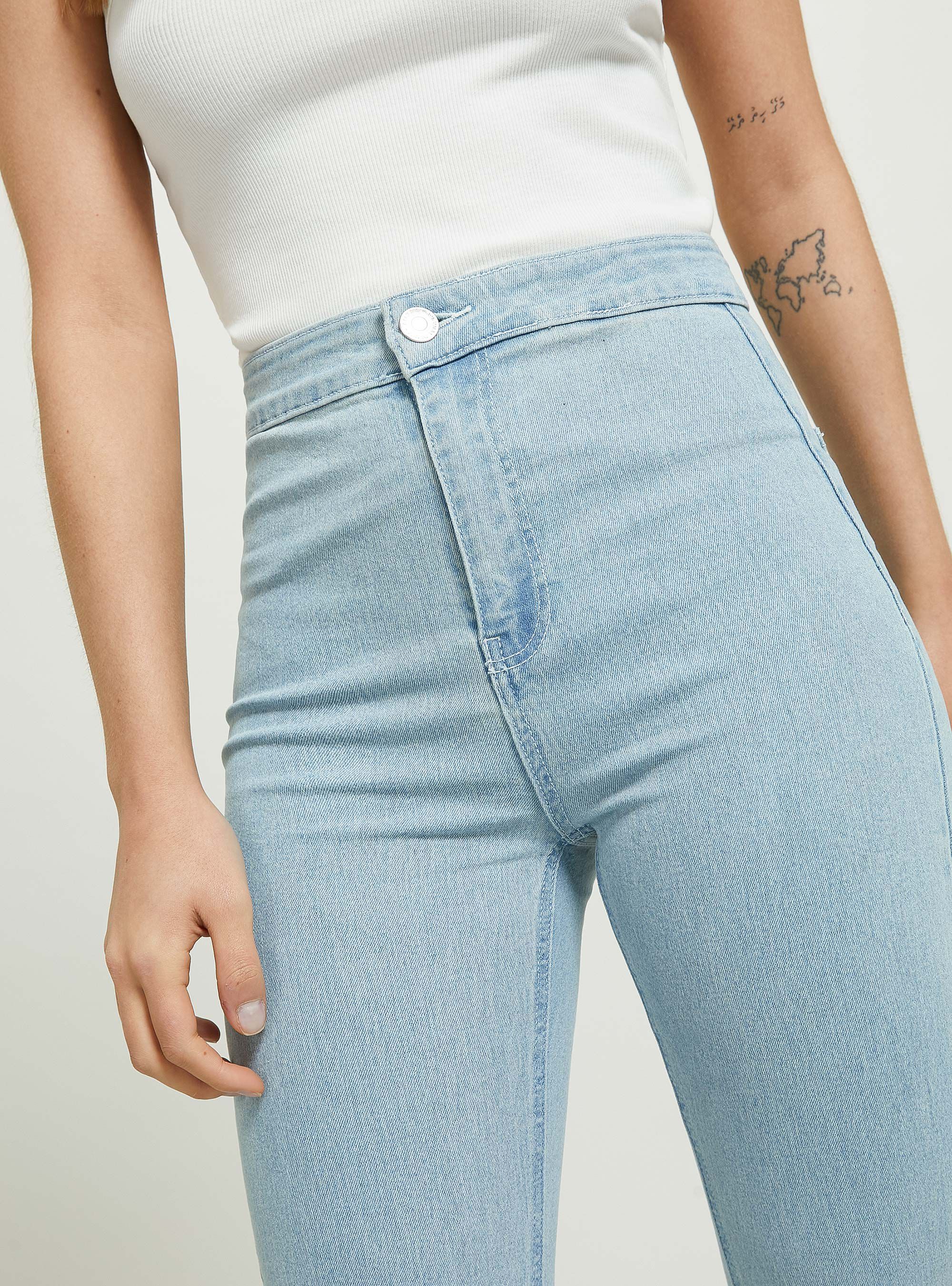 Jeggings flare high waist