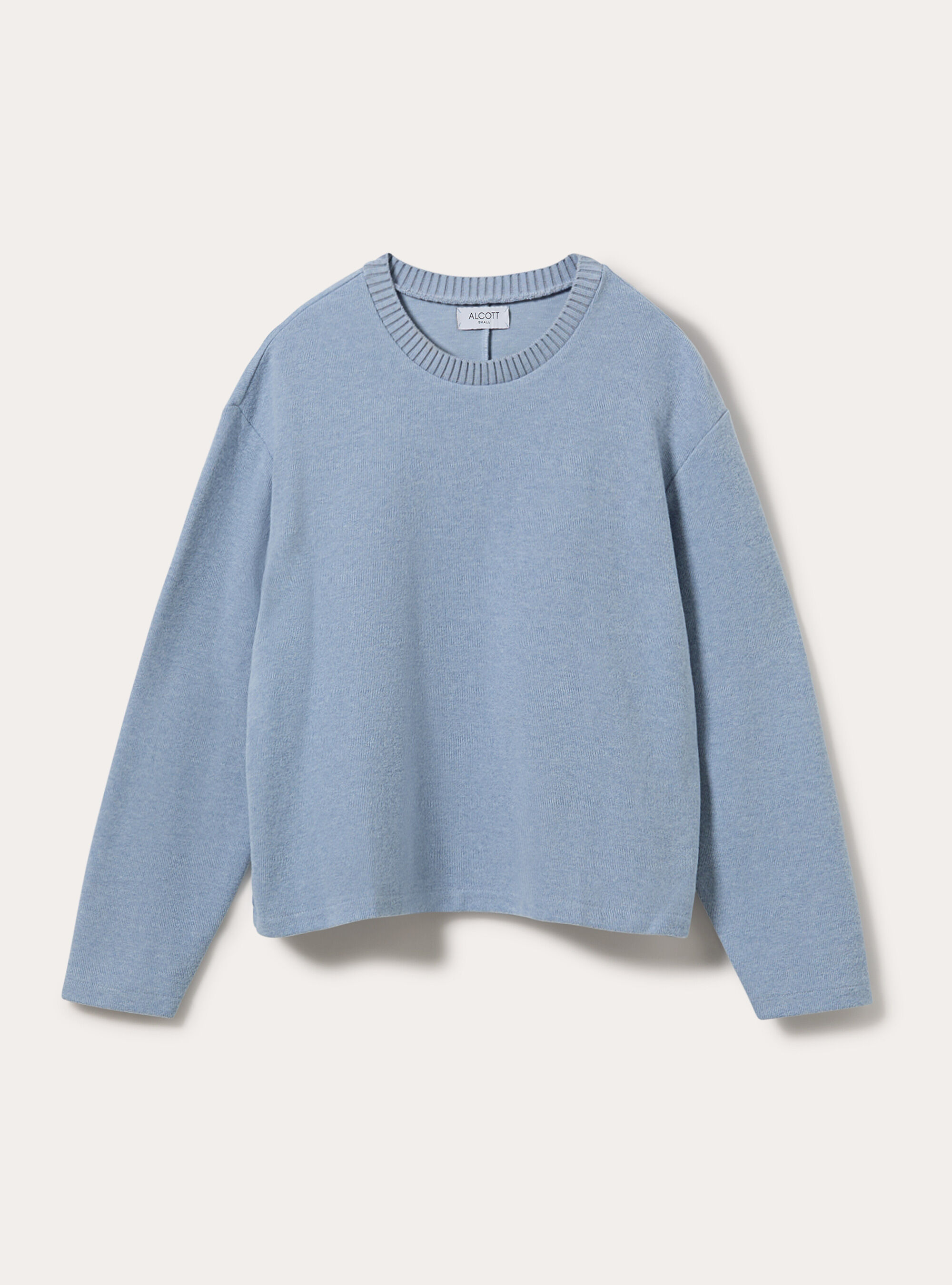 Maglia collo rotondo, MAZ2 AZURE MEL MEDIUM