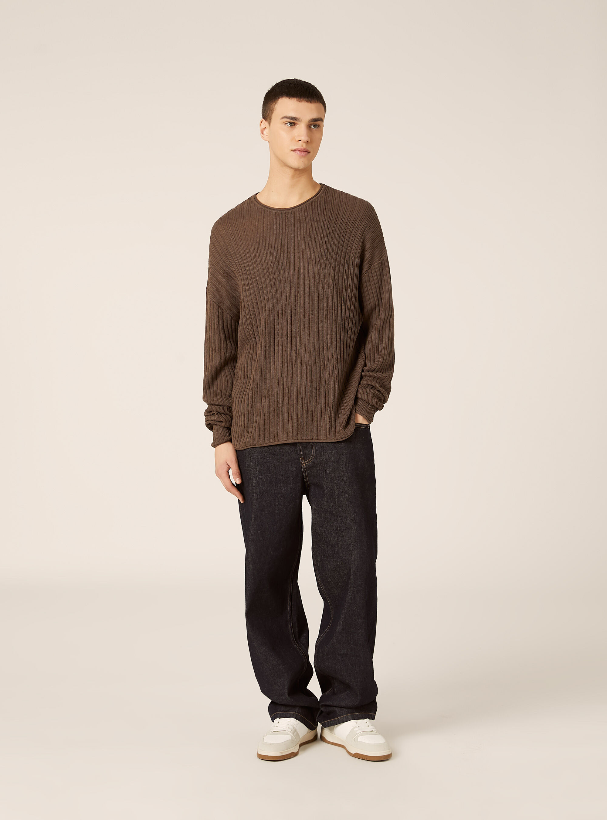 Pullover in misto cotone