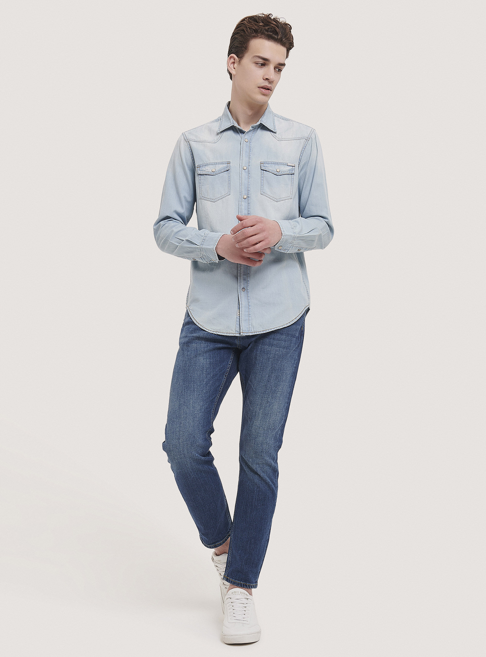 Camicia in denim | Alcott | Camicie Uomo