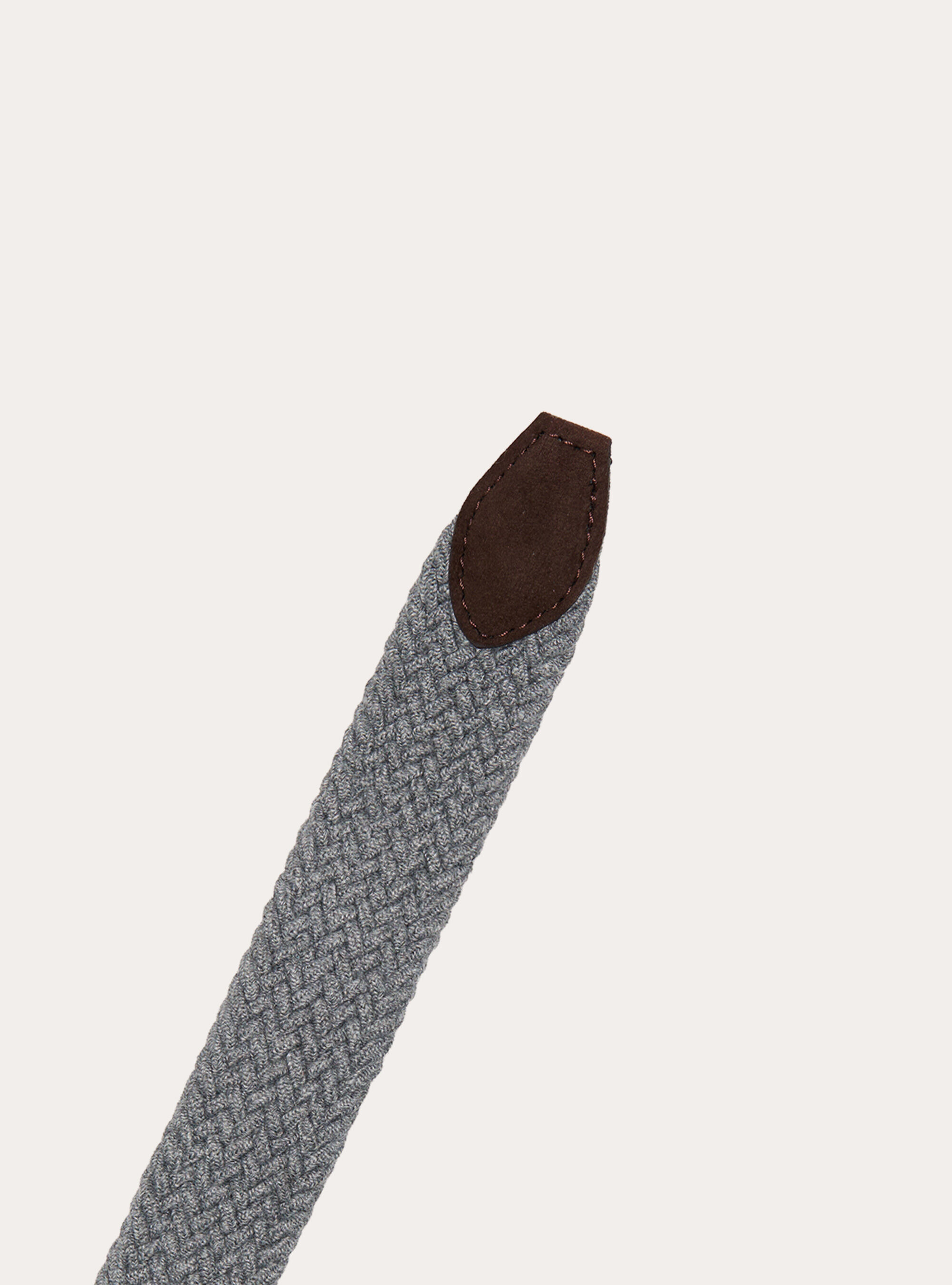 Cintura intrecciata elastica, MGY2 GREY MEL MEDIUM
