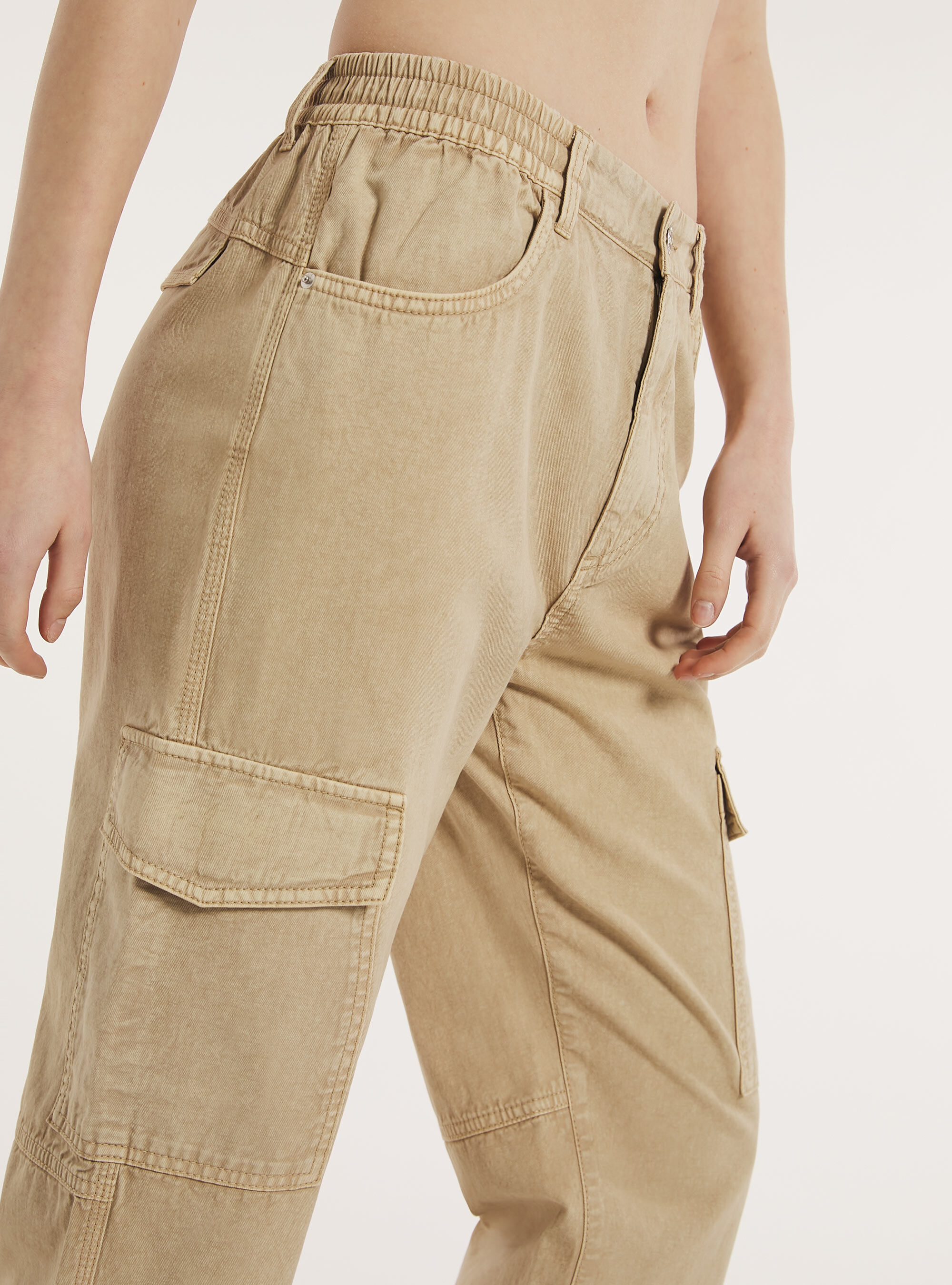 Cargo-Jogger-Hose, BG2 BEIGE MEDIUM