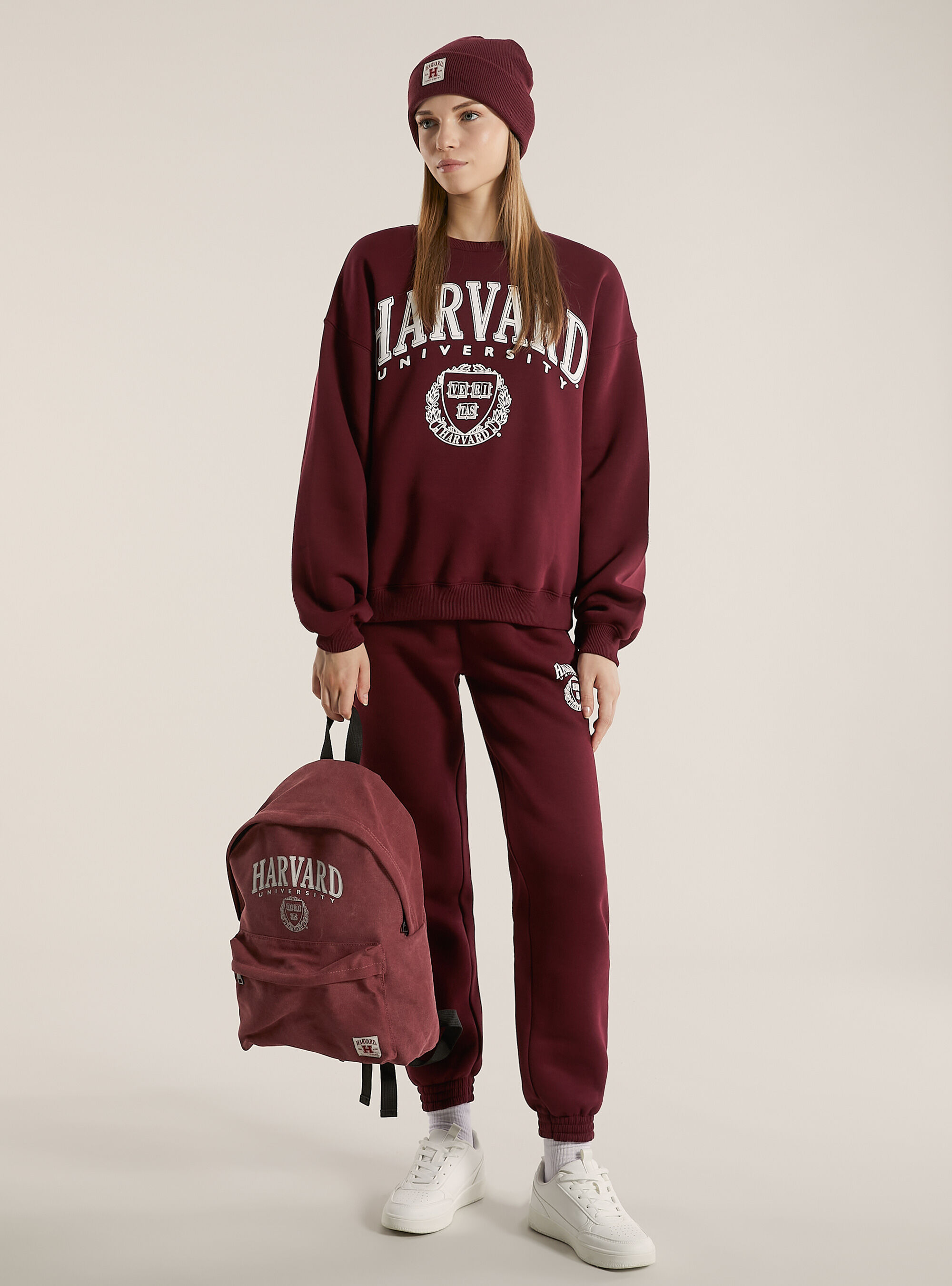 Harvard crew neck sweatshirt clearance