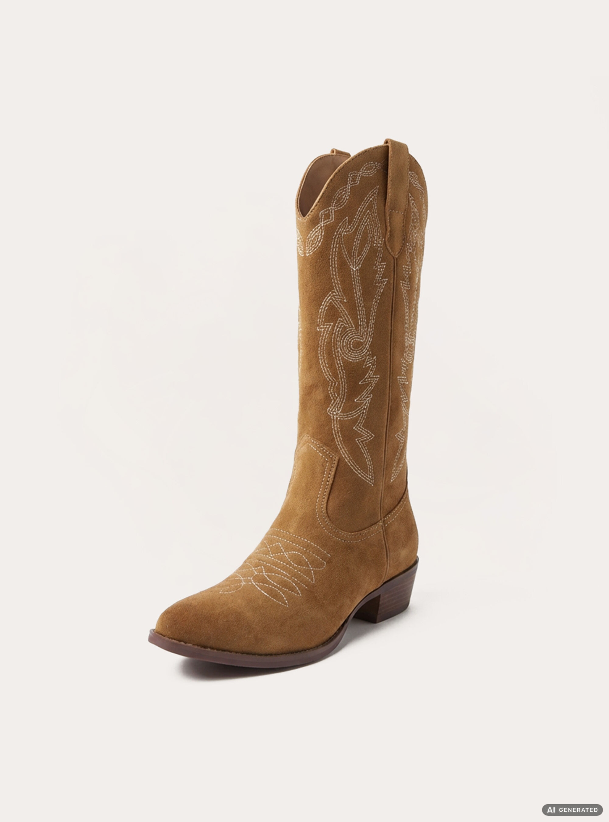 Camperos boots with embroidery
