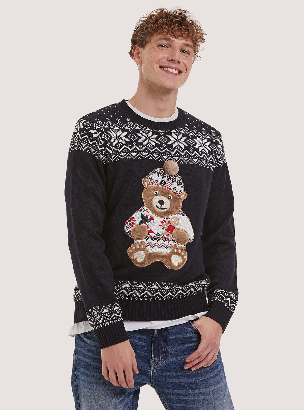 Pullover Amazon Maglia Natale Alcott Maglione Con Babbo Natale