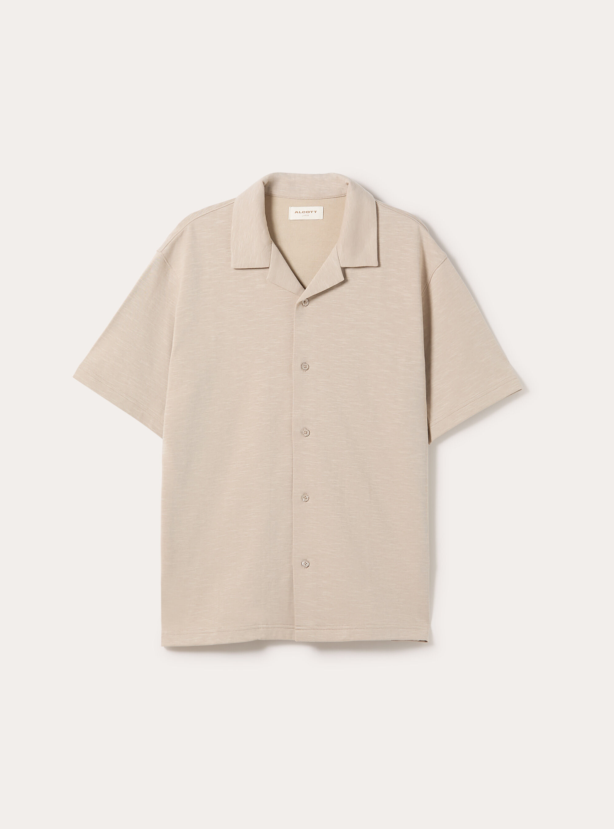 Short-sleeved jersey shirt, BG2 BEIGE MEDIUM